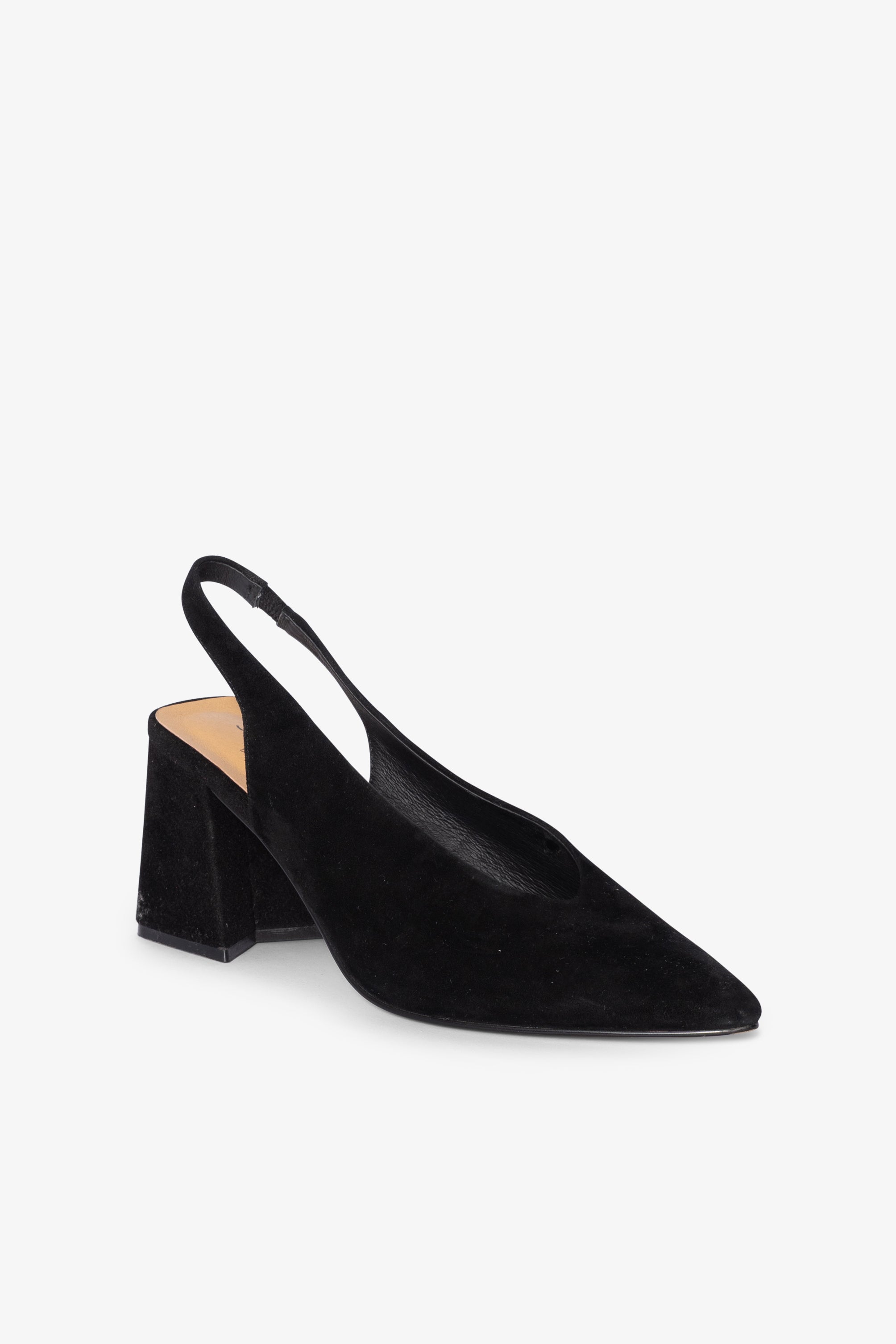 Scarlet Slingback Heel - Black