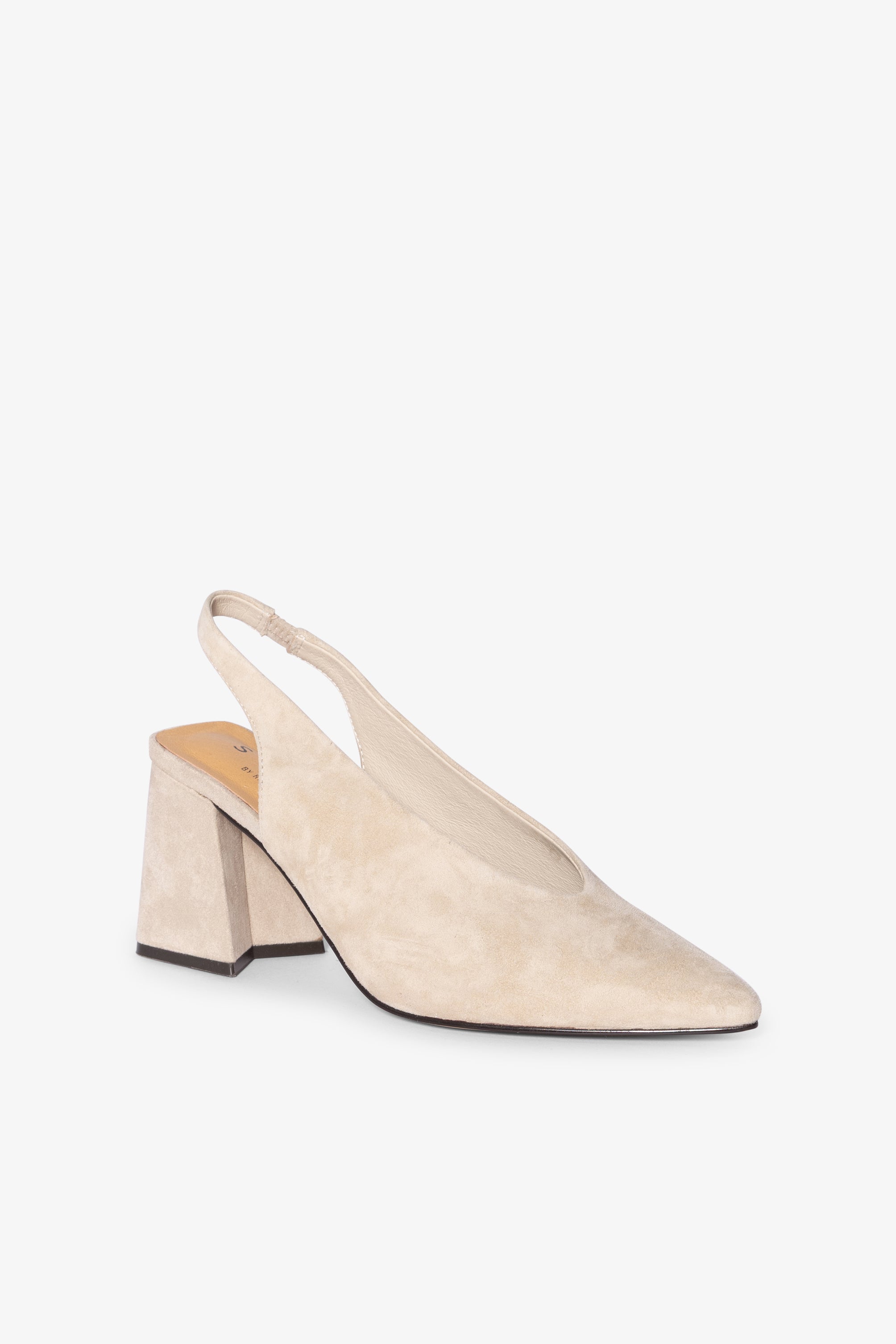 Scarlet Slingback Heel - Taupe