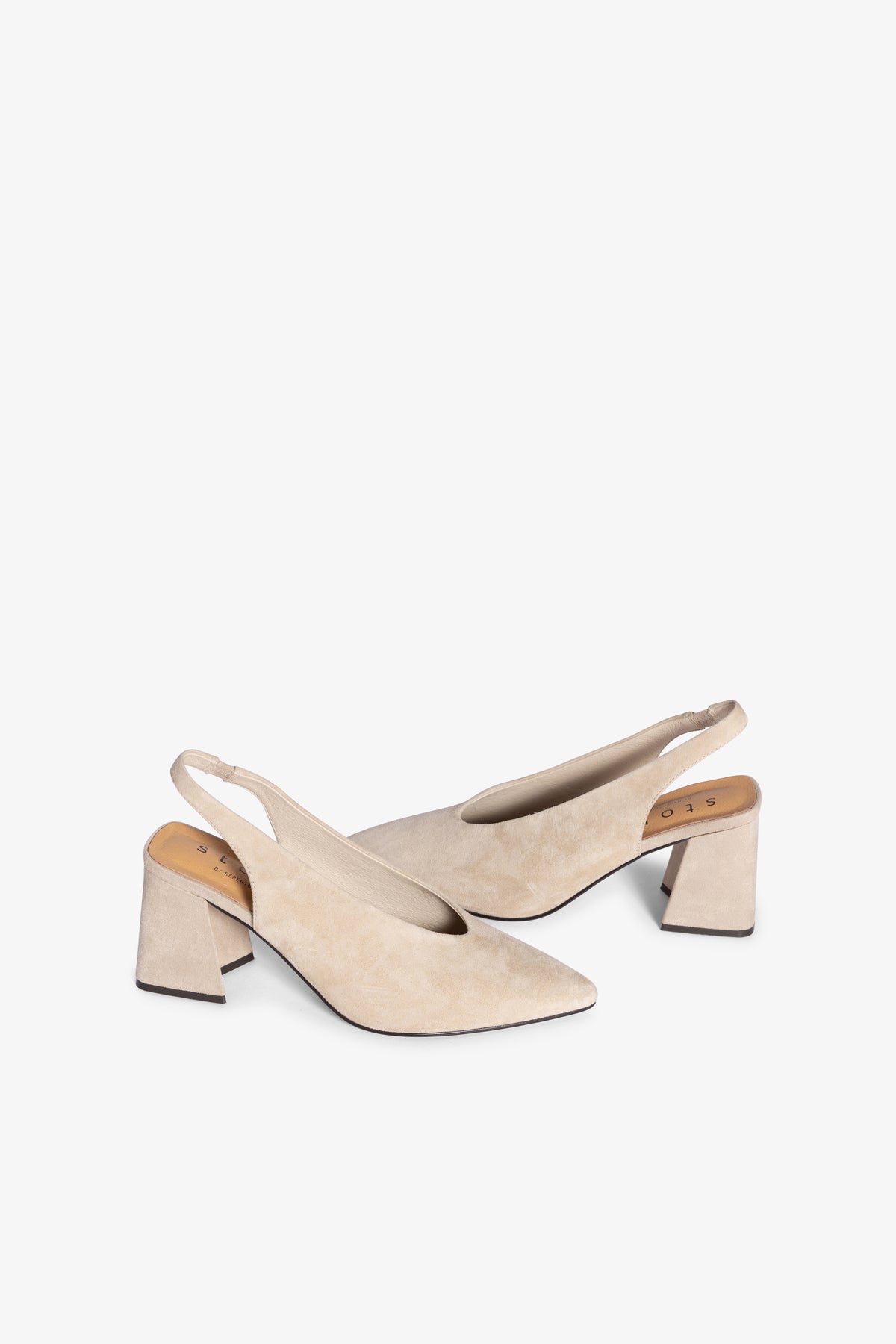 Scarlet Slingback Heel - Taupe