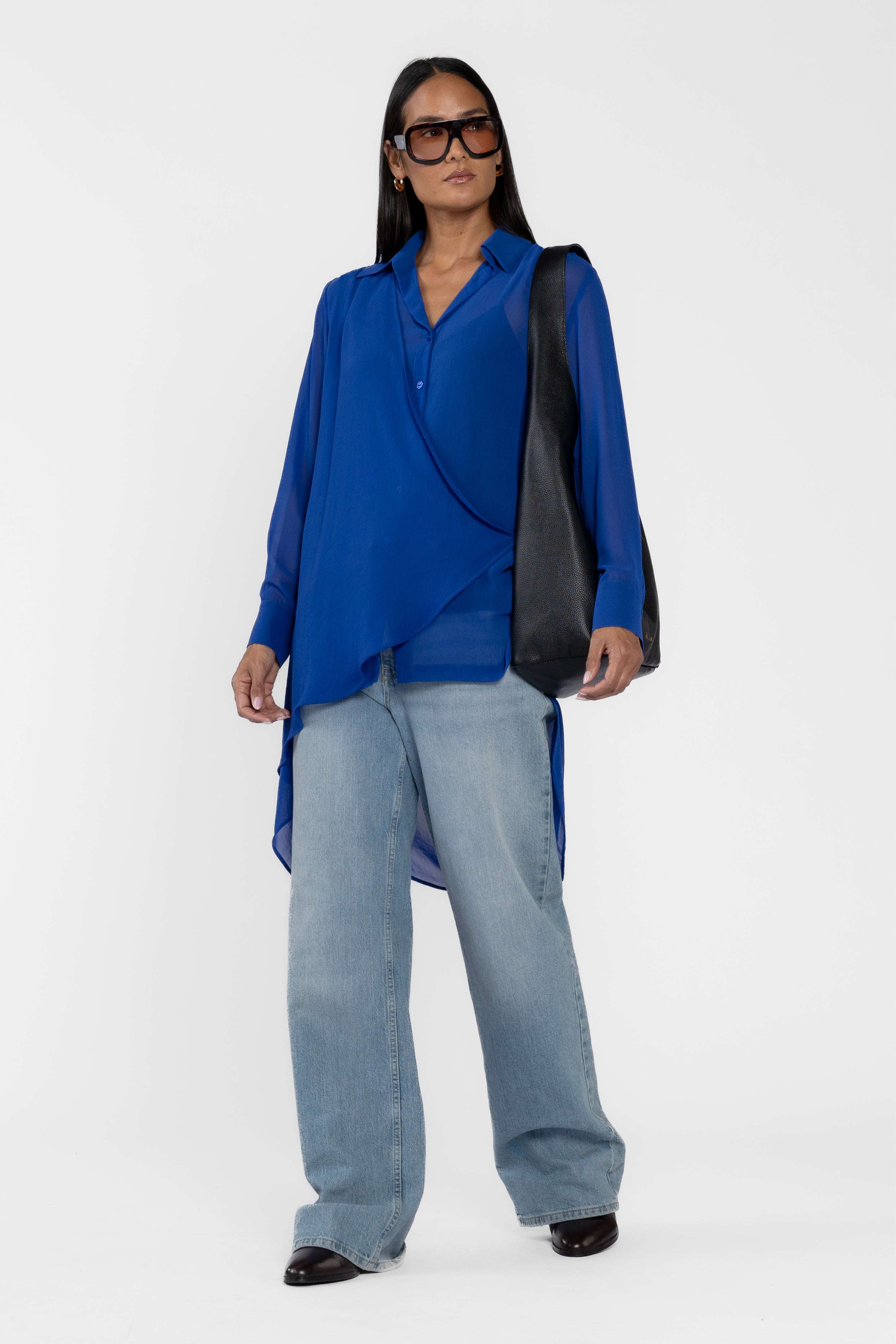 Tall Tails Long Sleeve Asymmetric Shirt