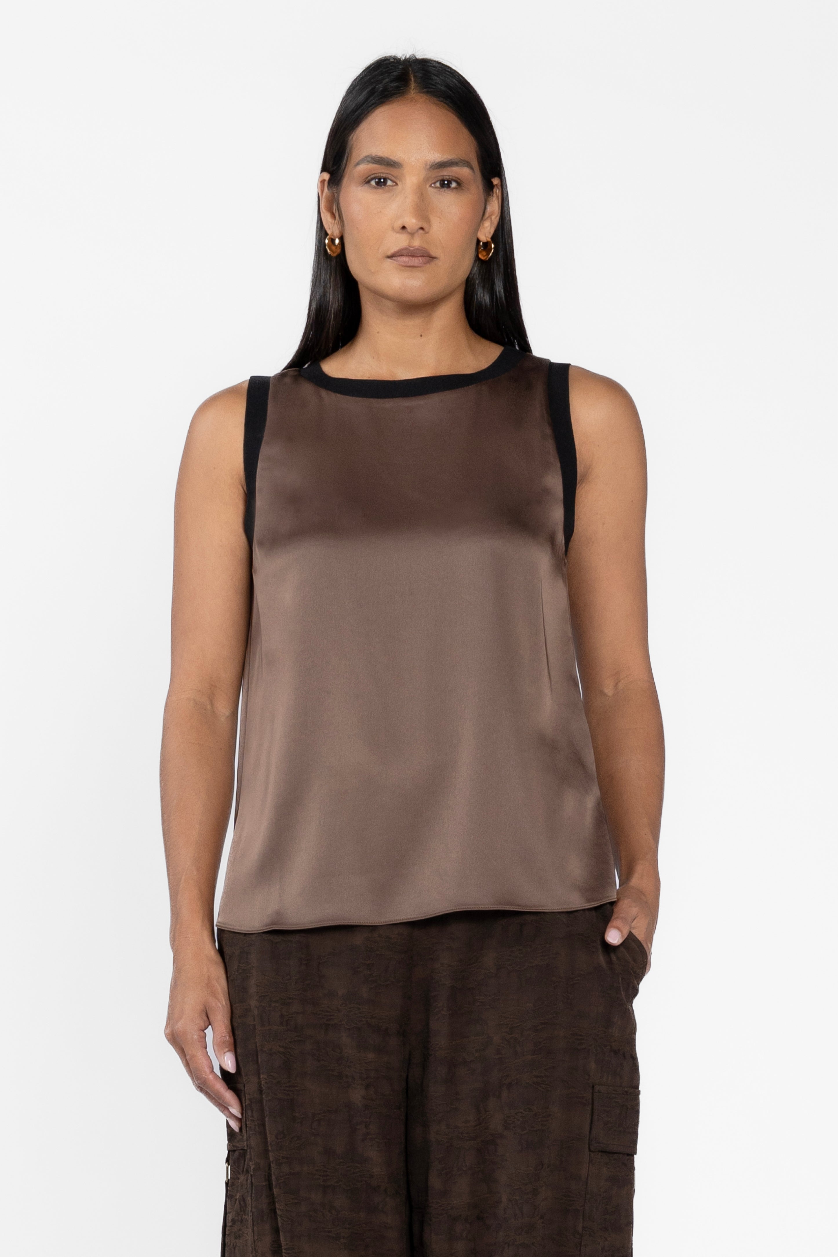 Theo Rib Trim Singlet