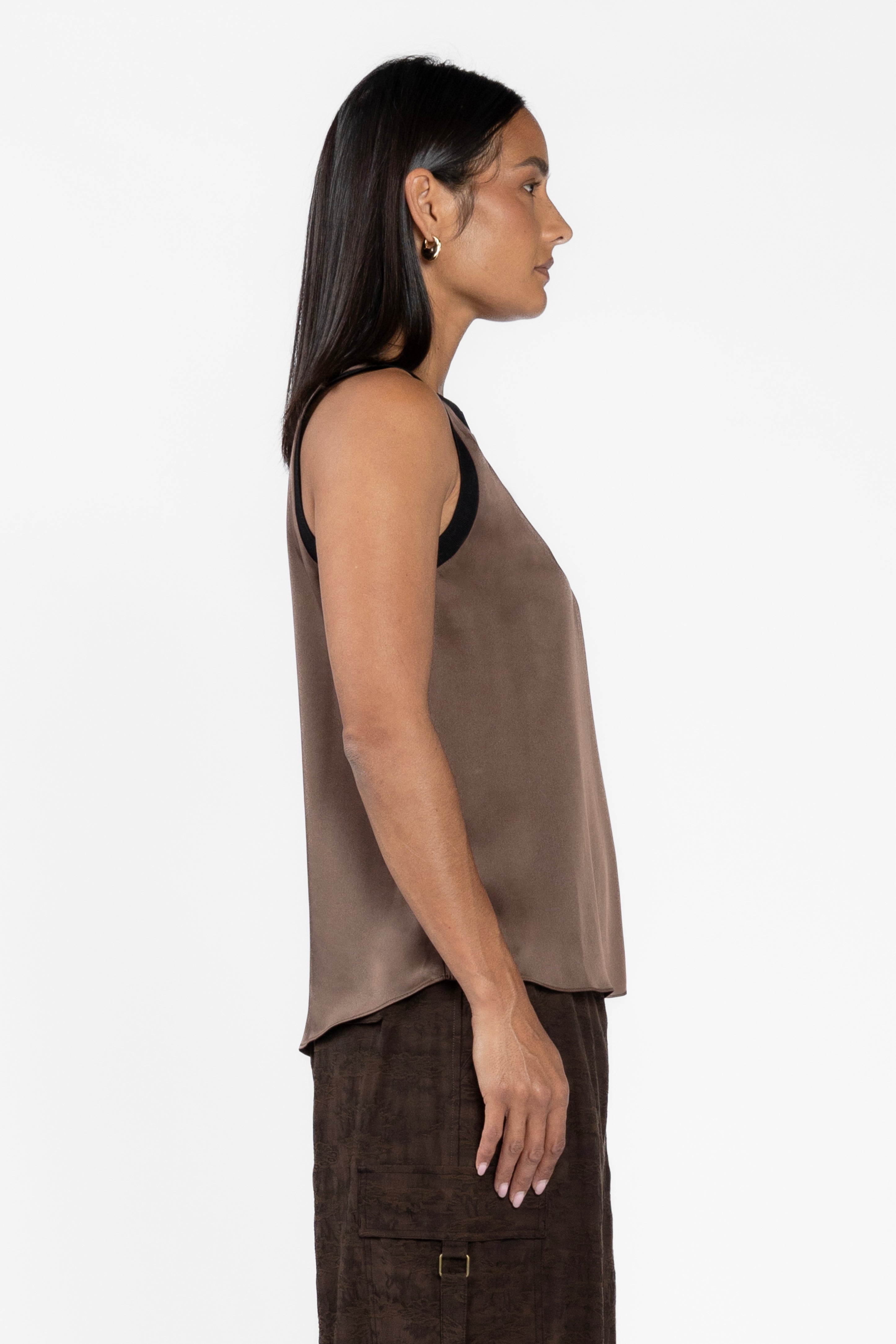 Theo Rib Trim Singlet