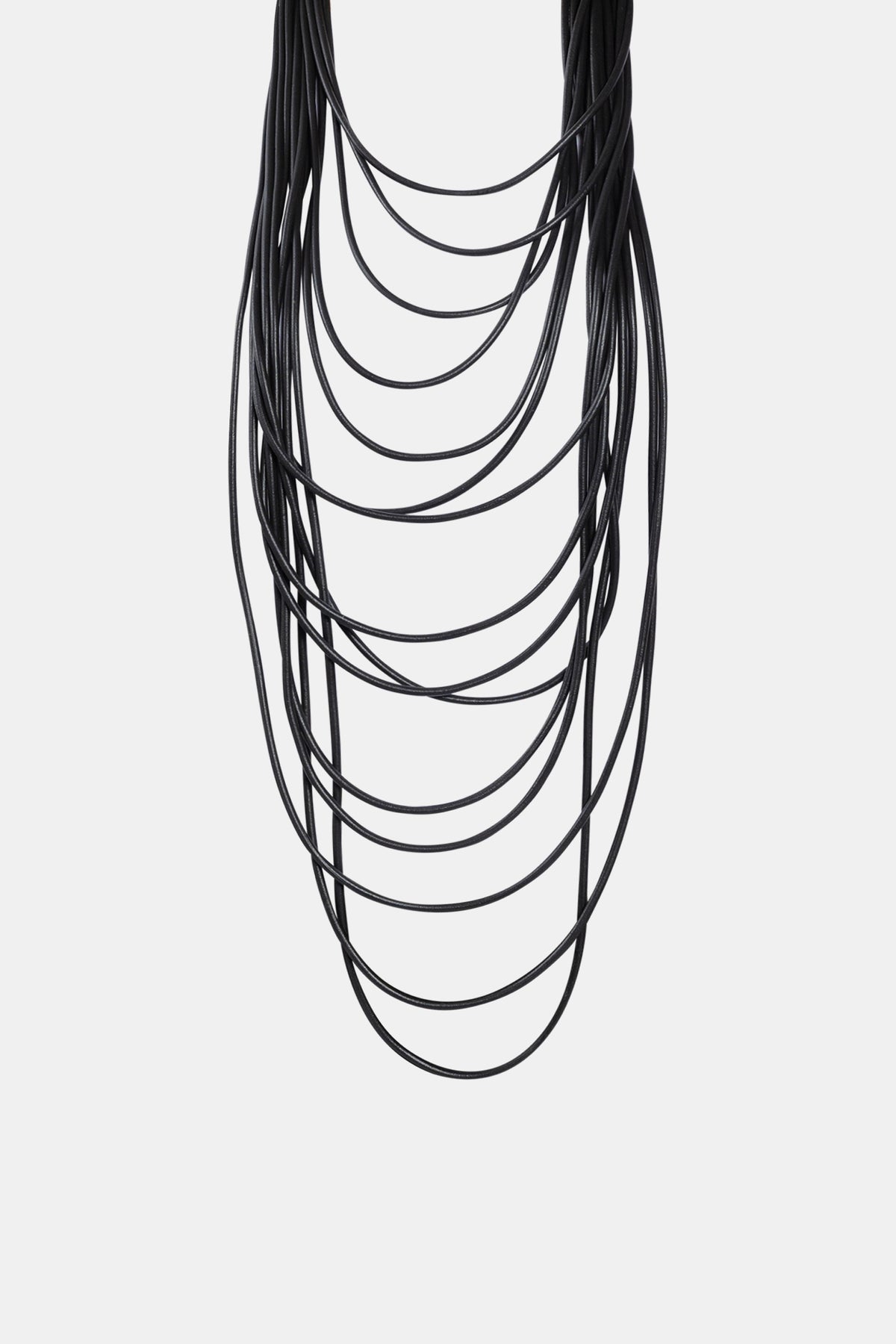 Tension Rubber String Necklace
