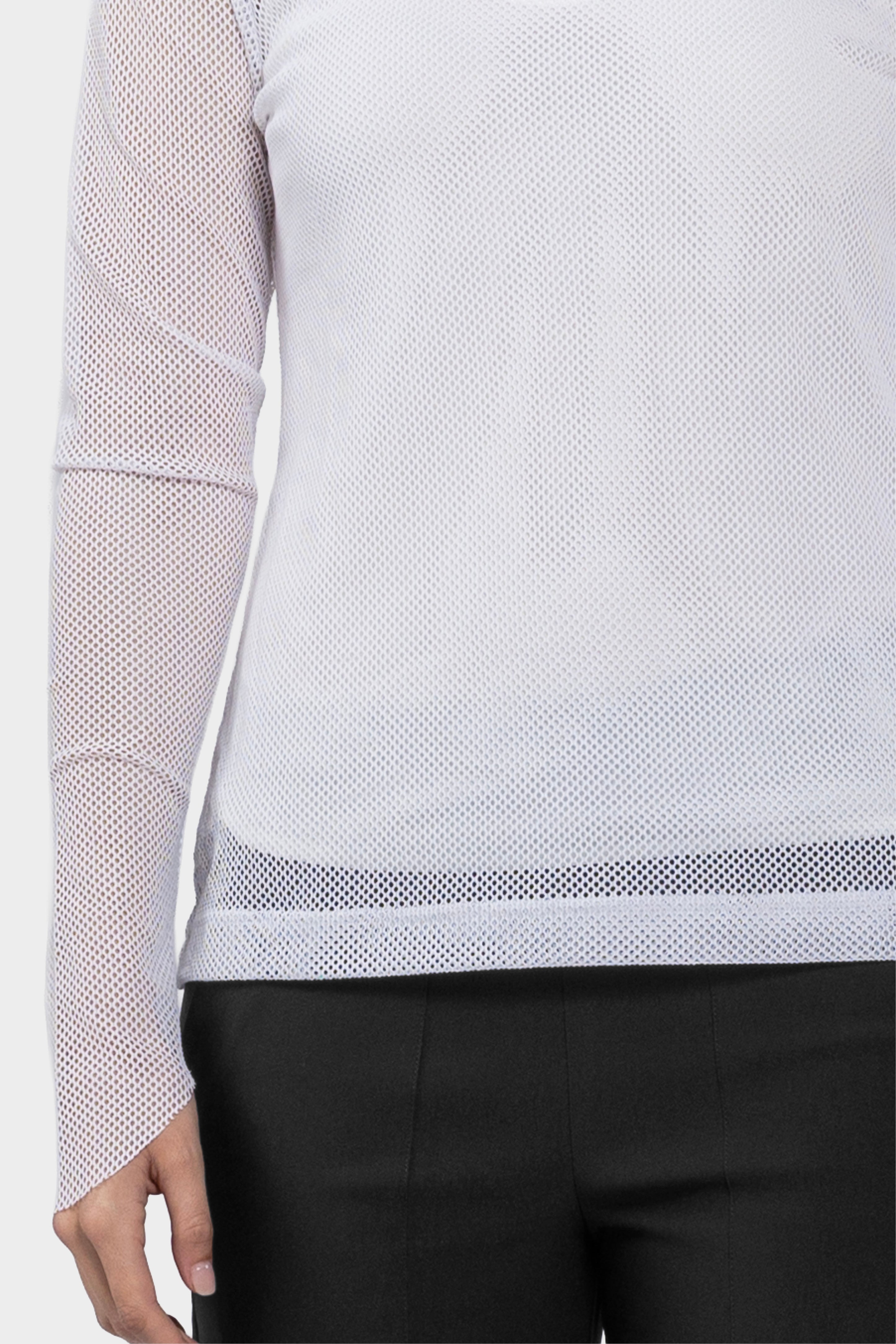 Bijoux Long Sleeve Mesh Top