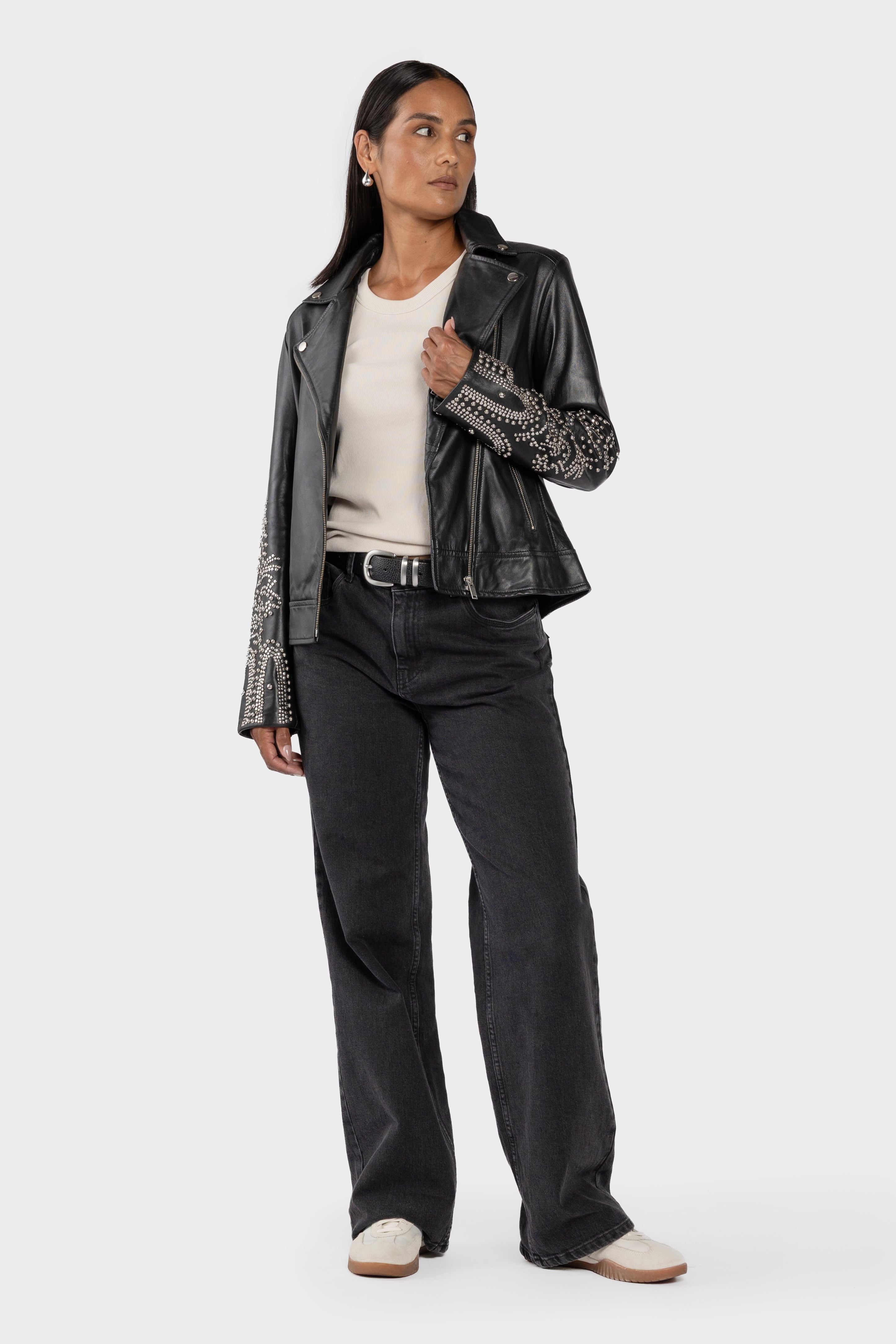 Texas Studded Leather Jacket