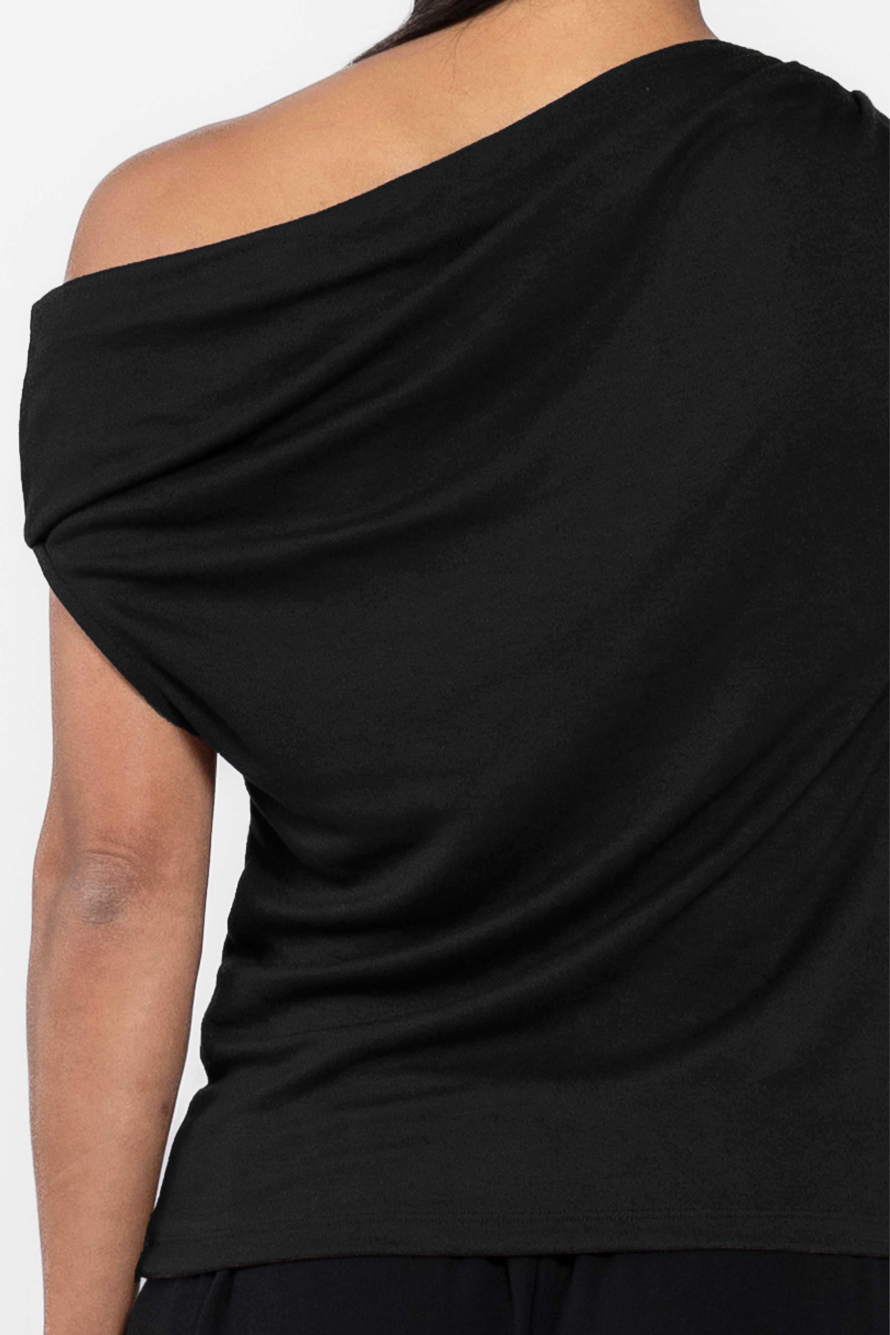 Verdi Asymmetric Knit Top