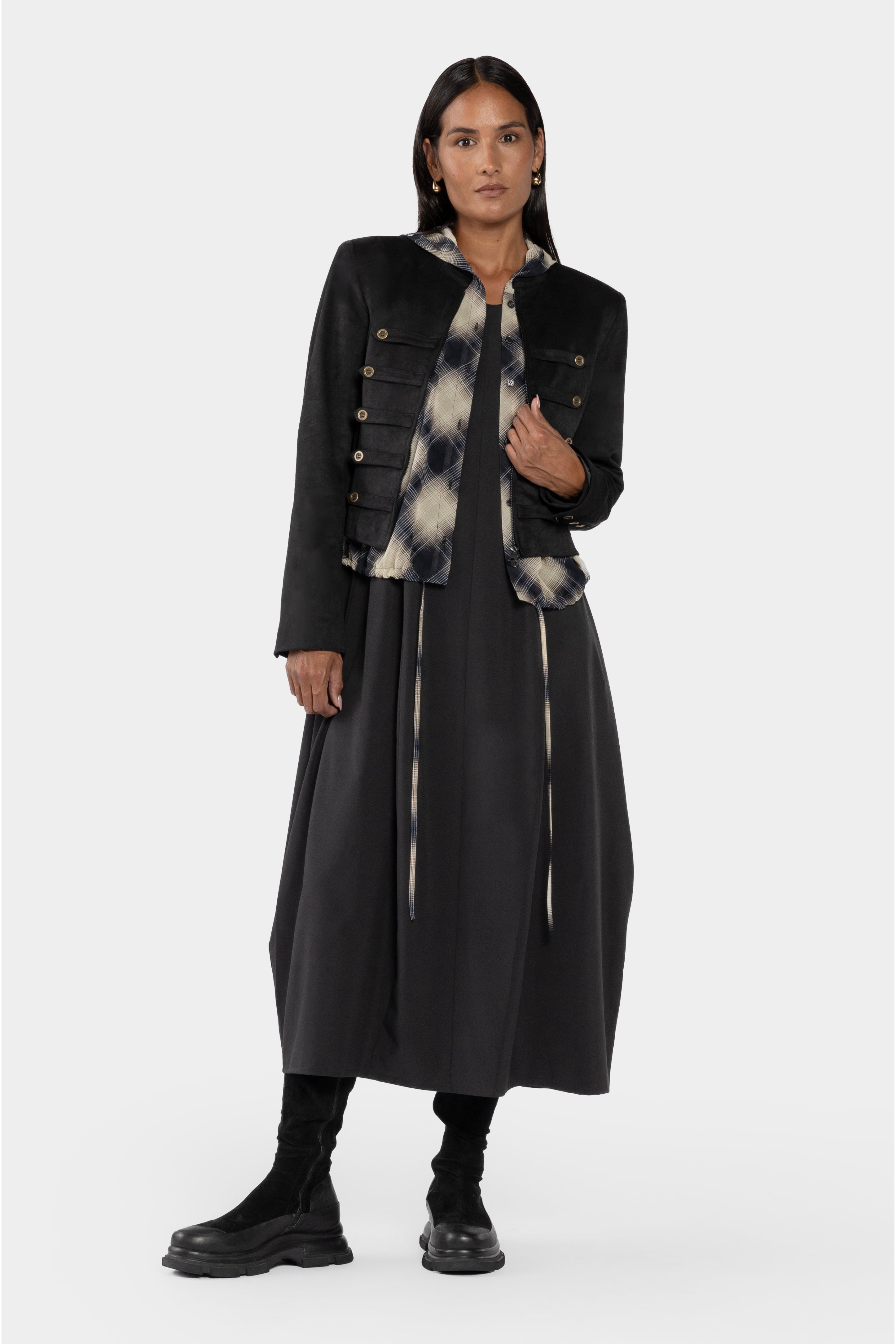 Wade Suede Cropped Jacket