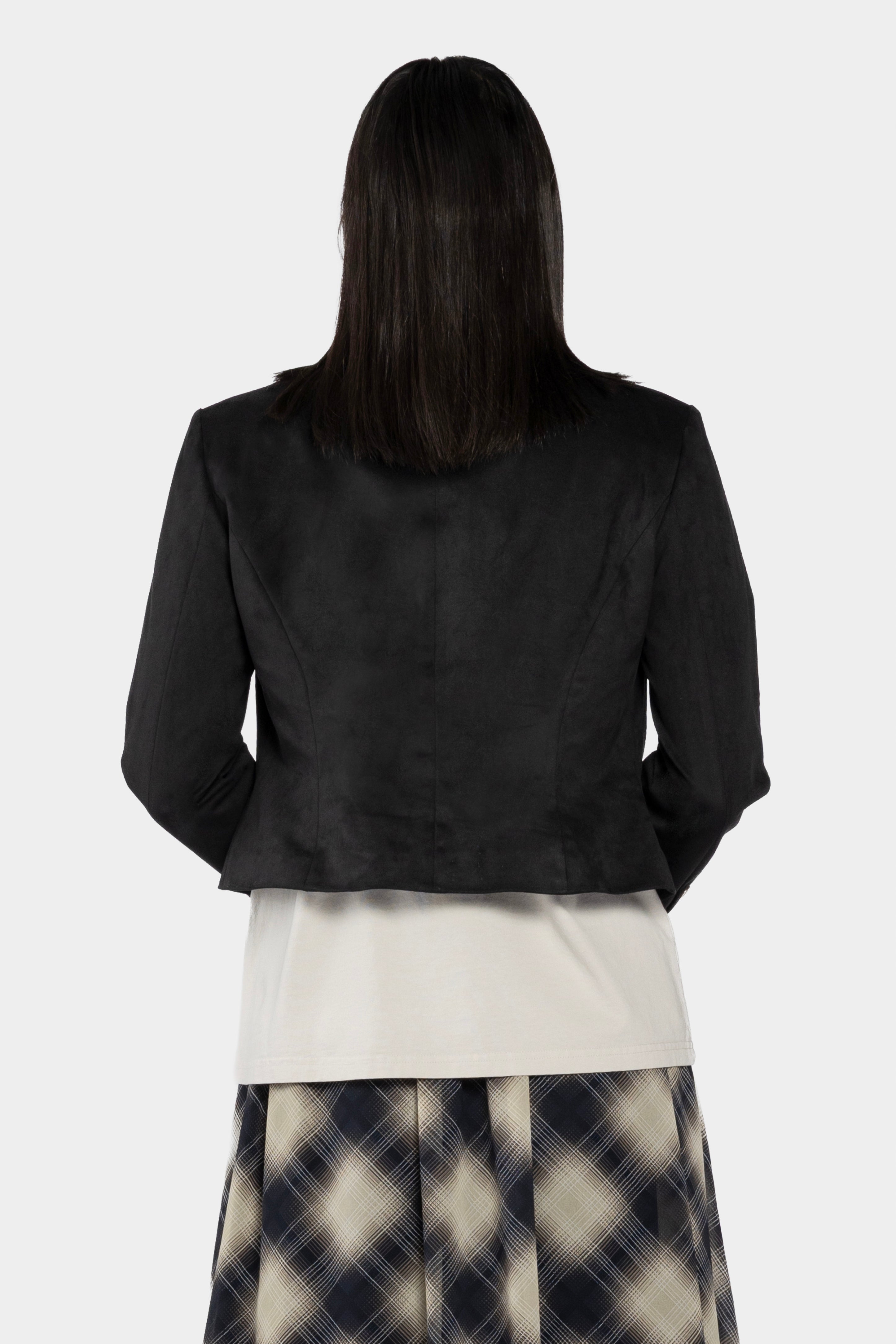 Wade Suede Cropped Jacket