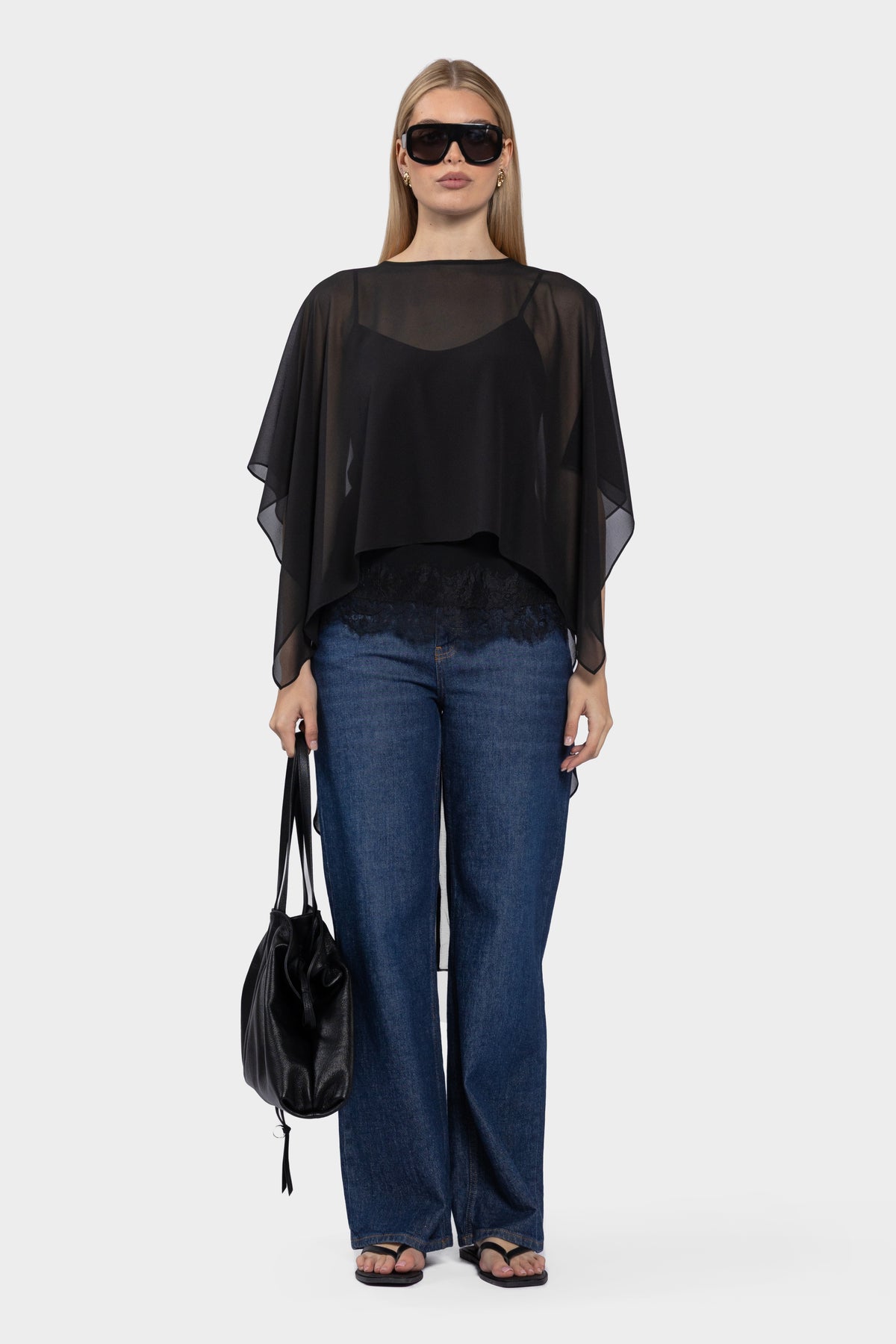 Zalia Long Cape