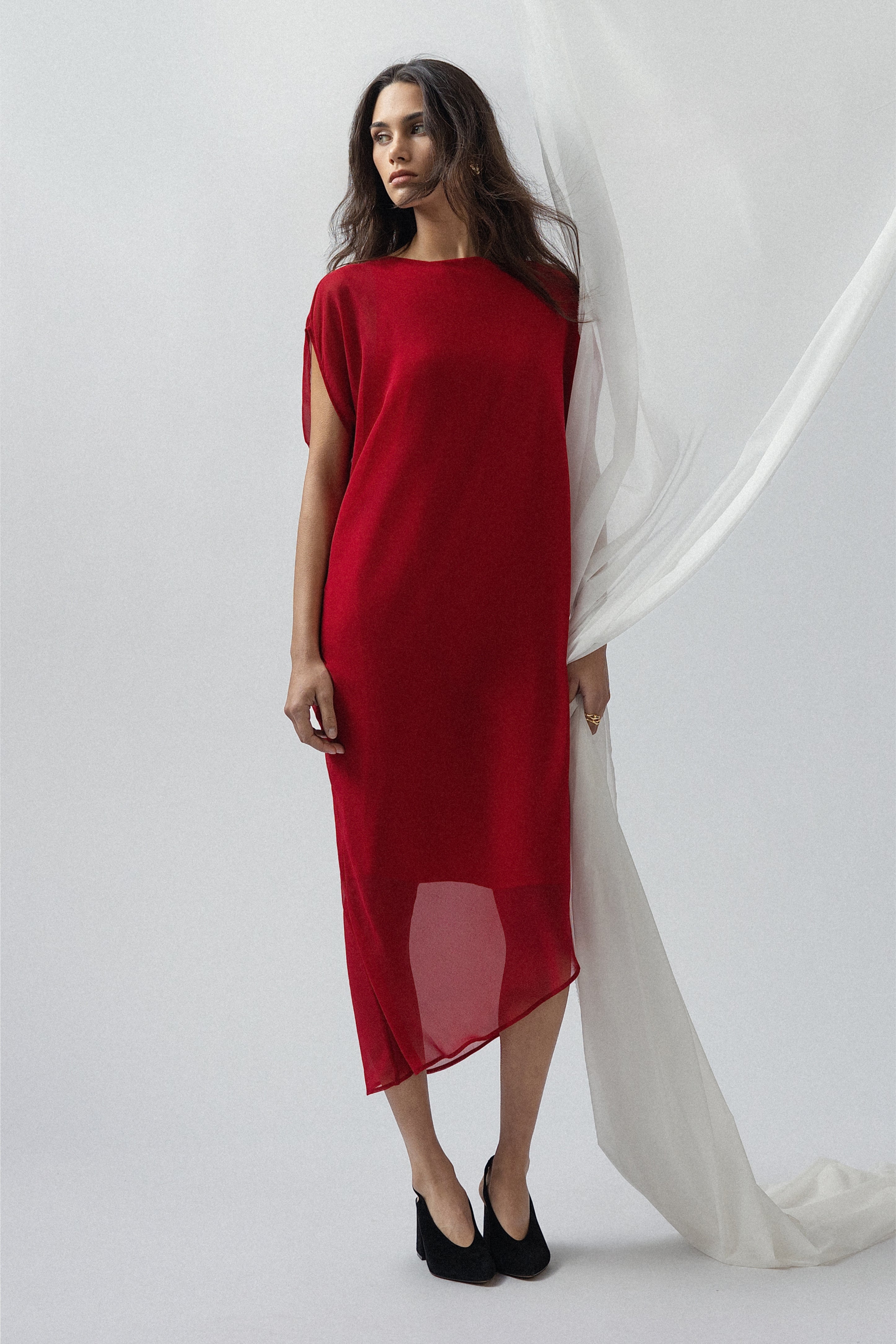 Andrea Dress - Red