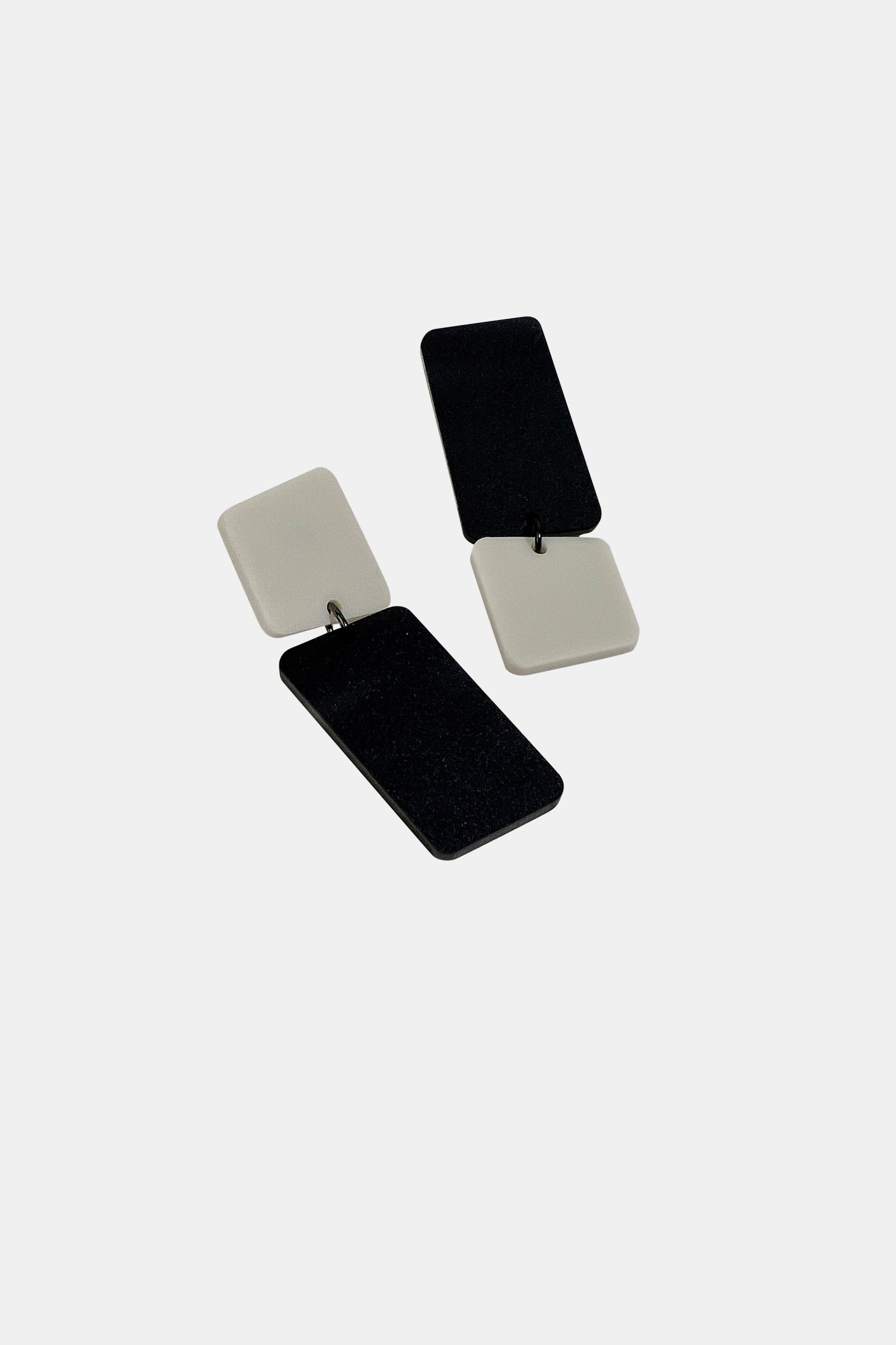 Bauhaus Asymmetrical Dangle Earrings