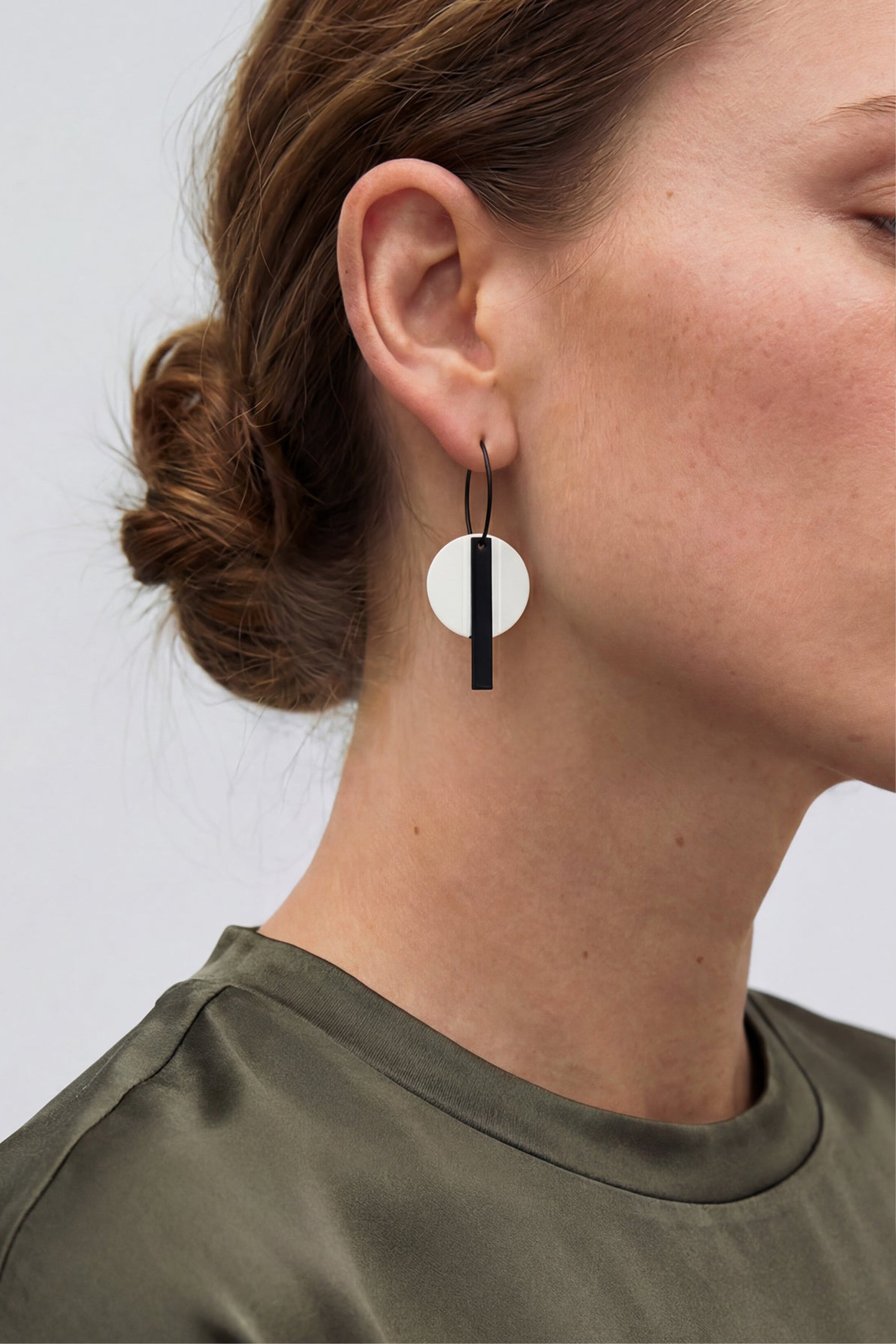 Bar Hoop Earrings