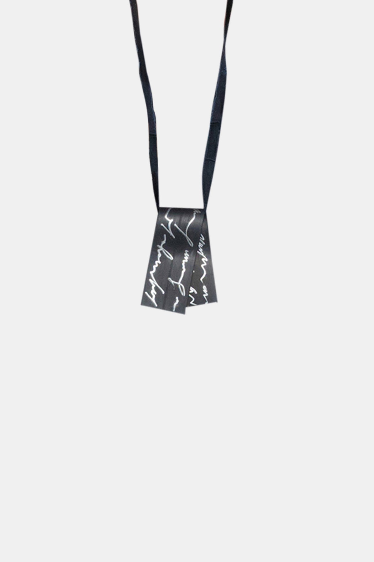 Brushstroke Rubber Pendant Necklace