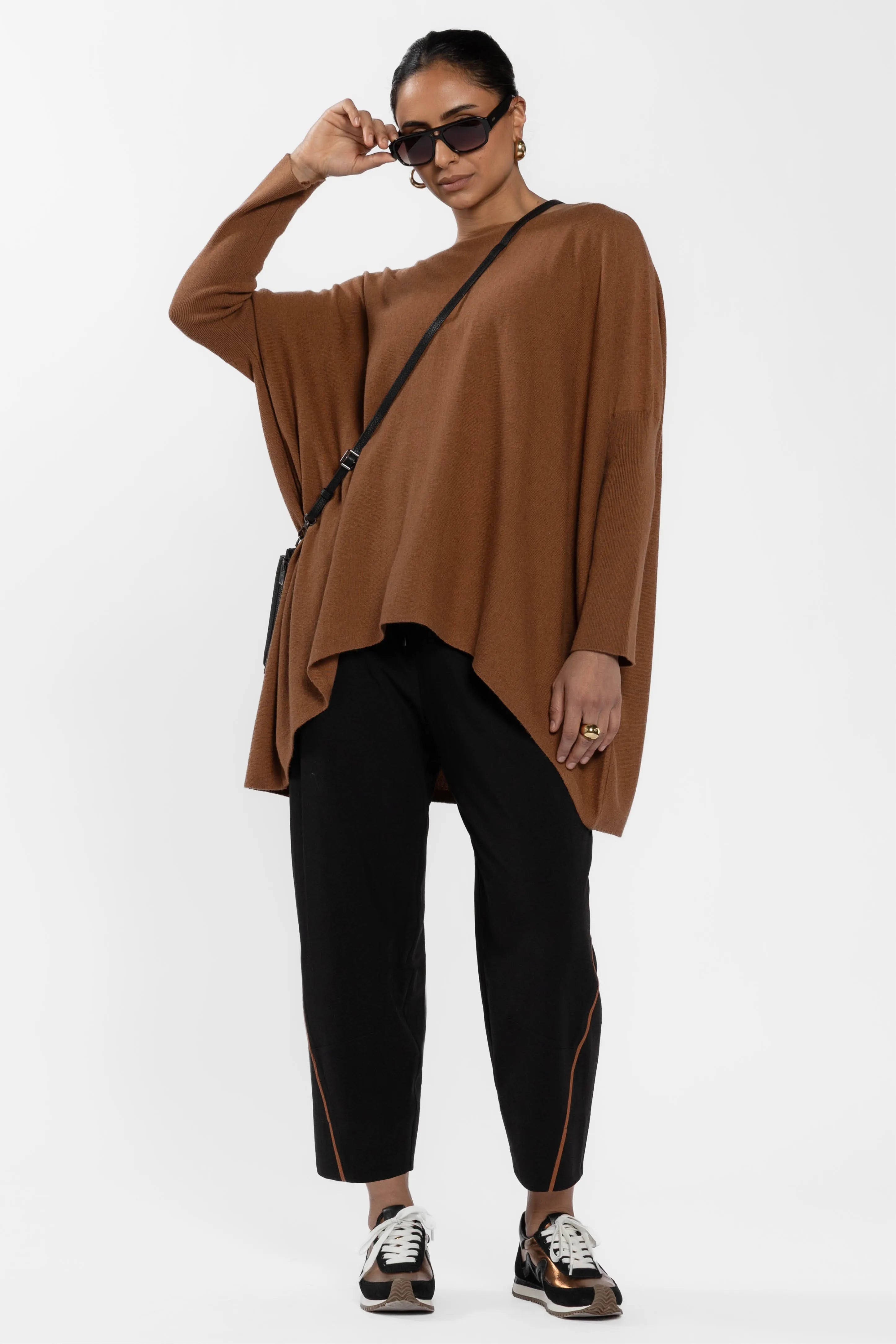 Cece Dropped Shoulder Long Sleeve Top