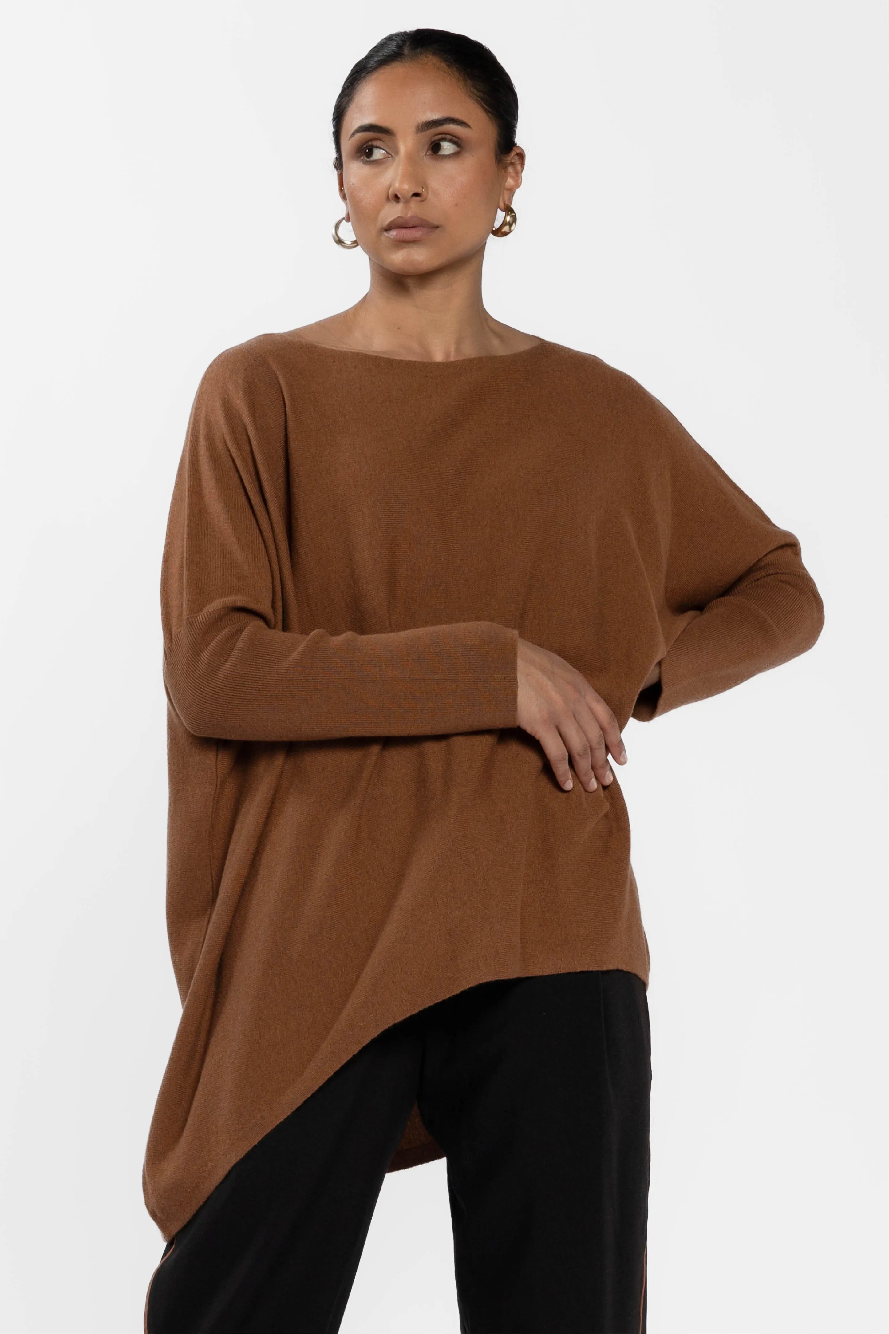 Cece Dropped Shoulder Long Sleeve Top