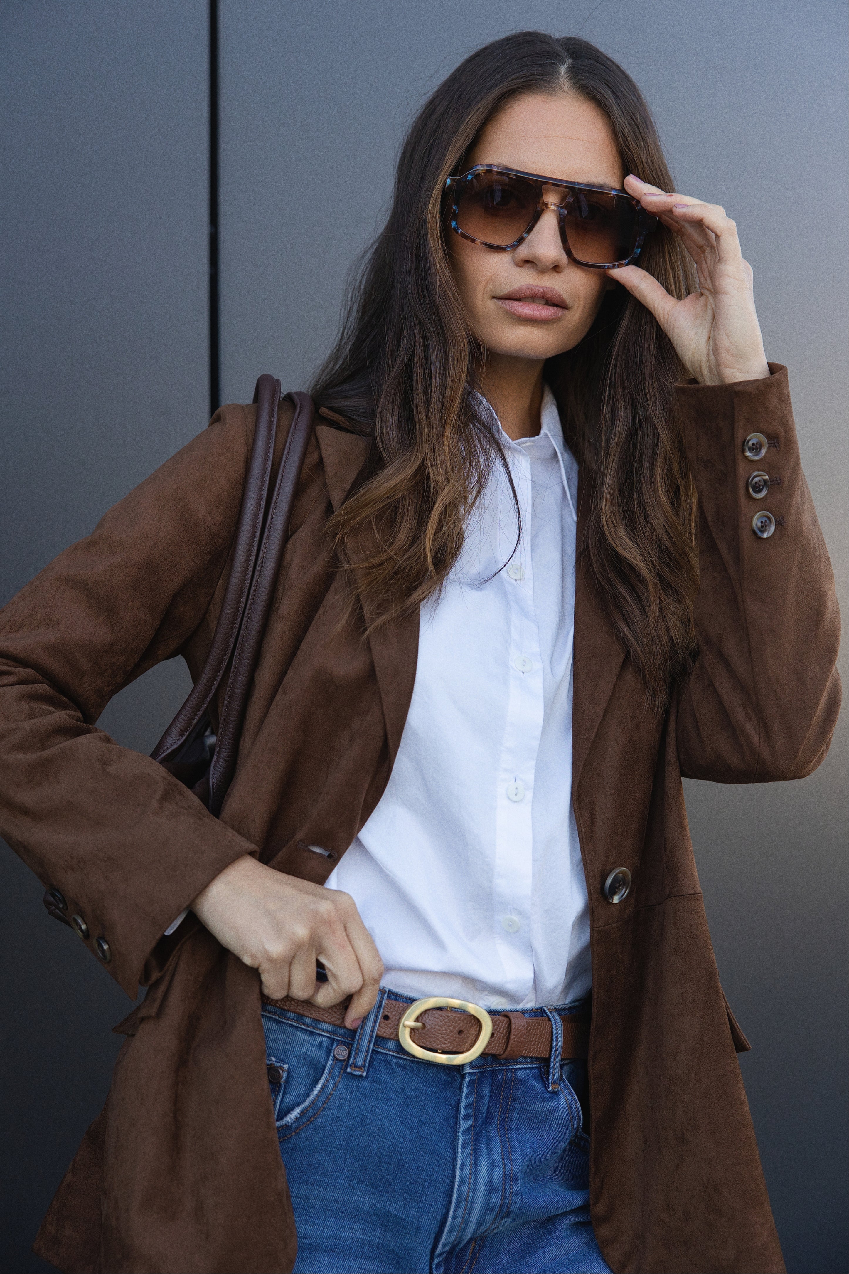 Cody Suede Look Blazer