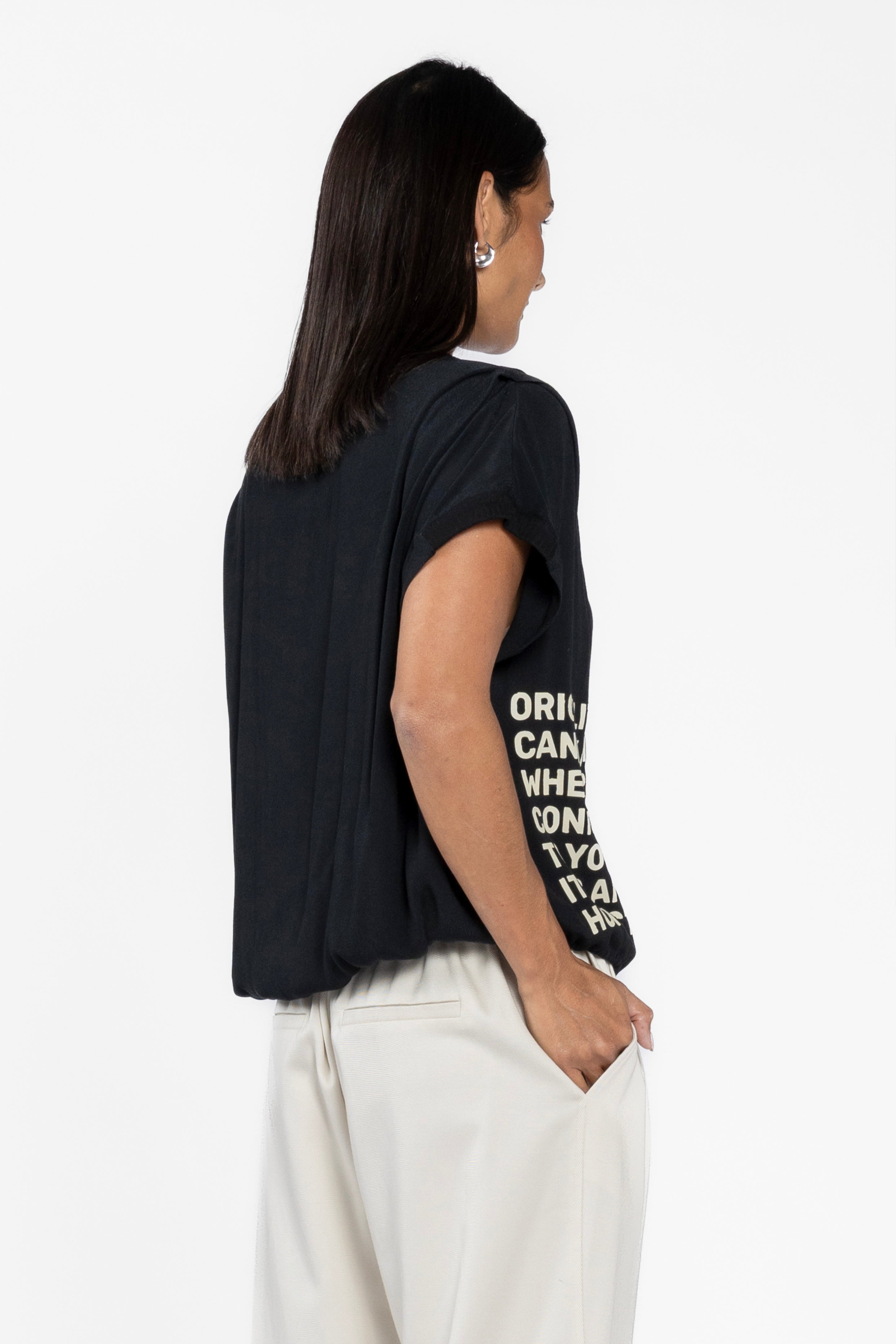 Convo Graphic Print Top