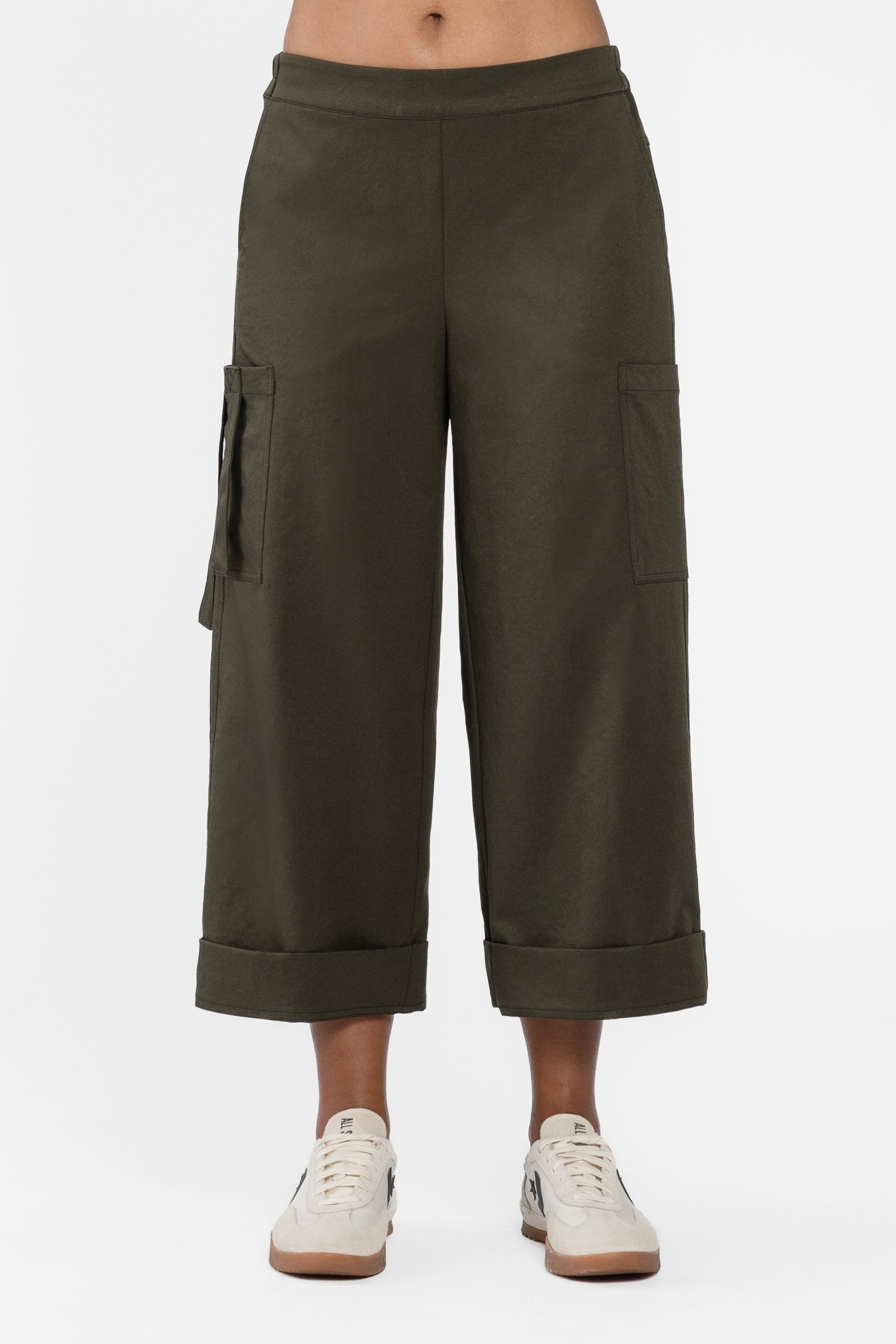 Cravin Wide Leg Cropped Pant