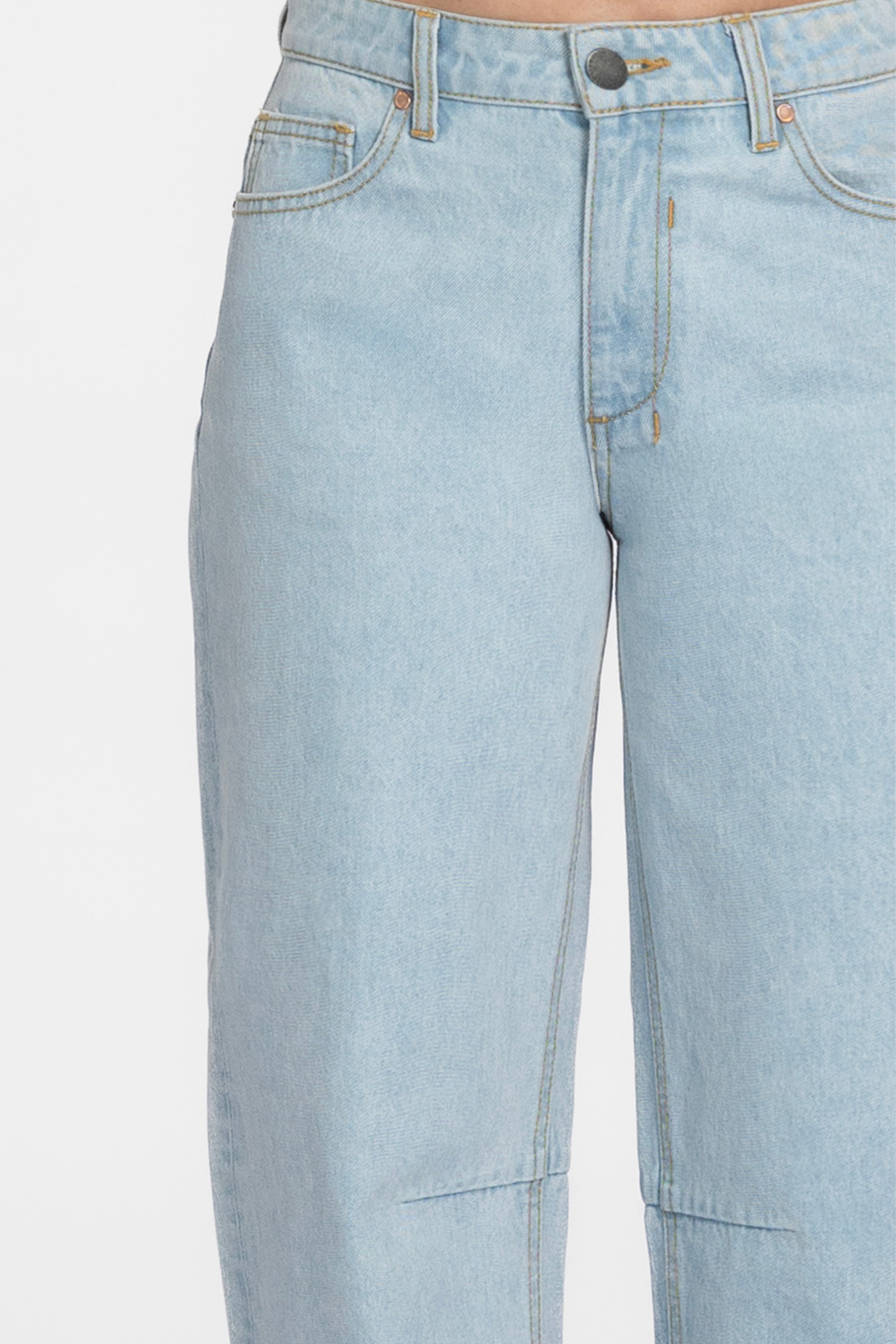 Chloe Mid Rise Barrel Jean