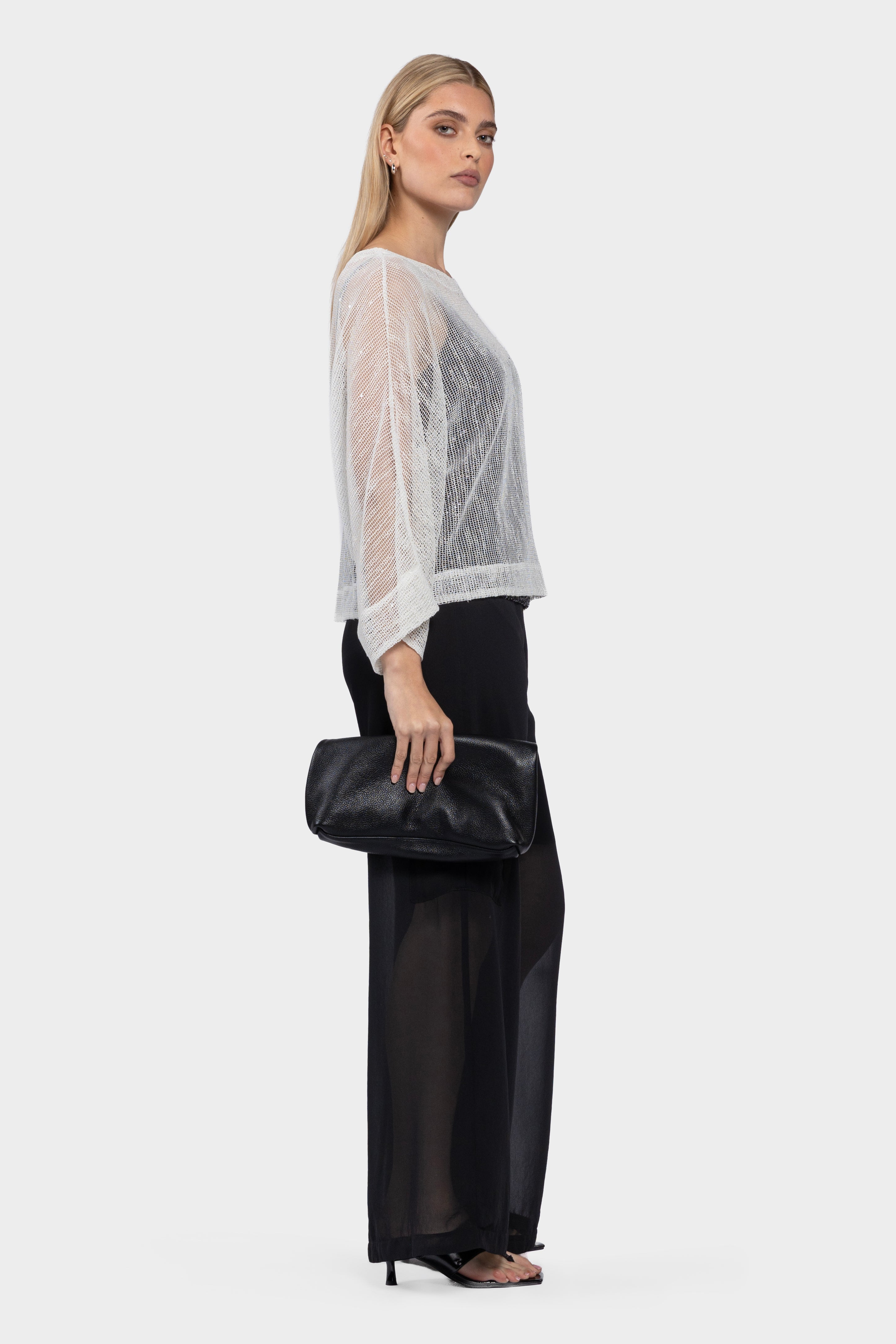 Fiesta Sparkle Mesh Top