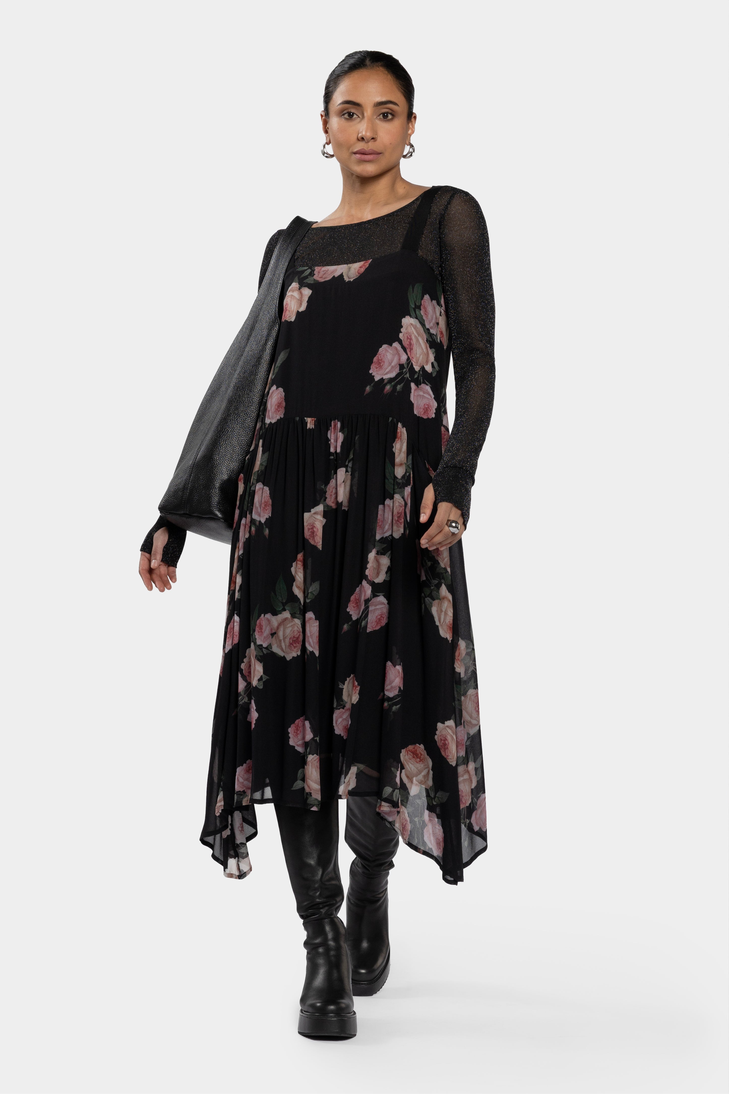 Floret Pinafore Dress
