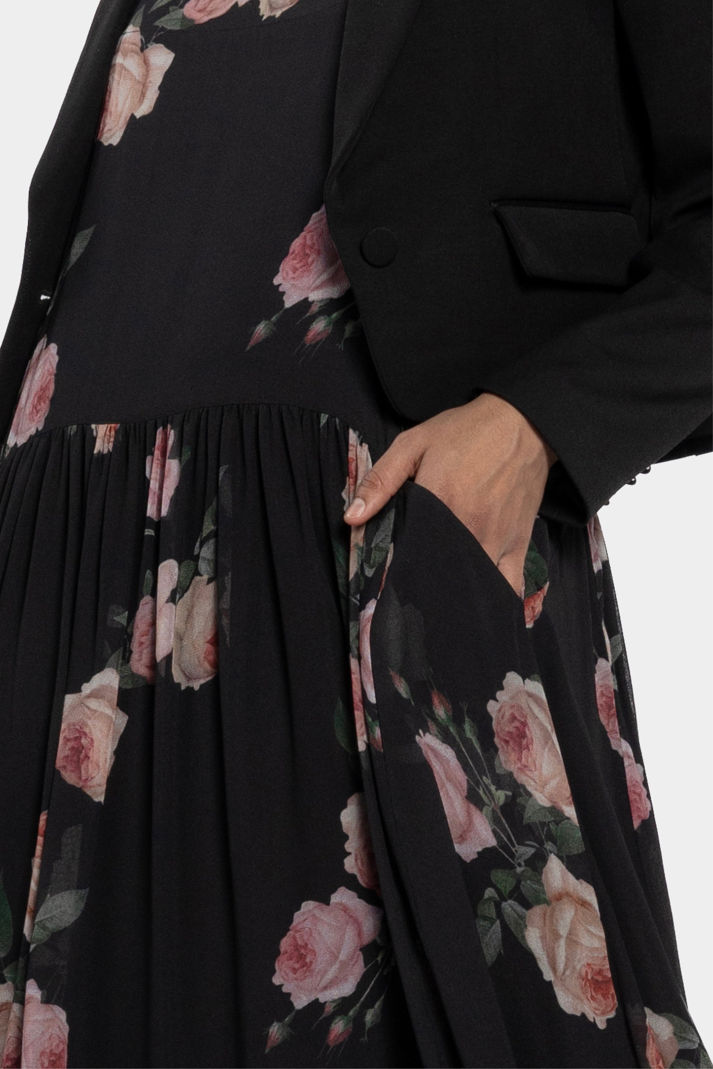 Floret Pinafore Dress