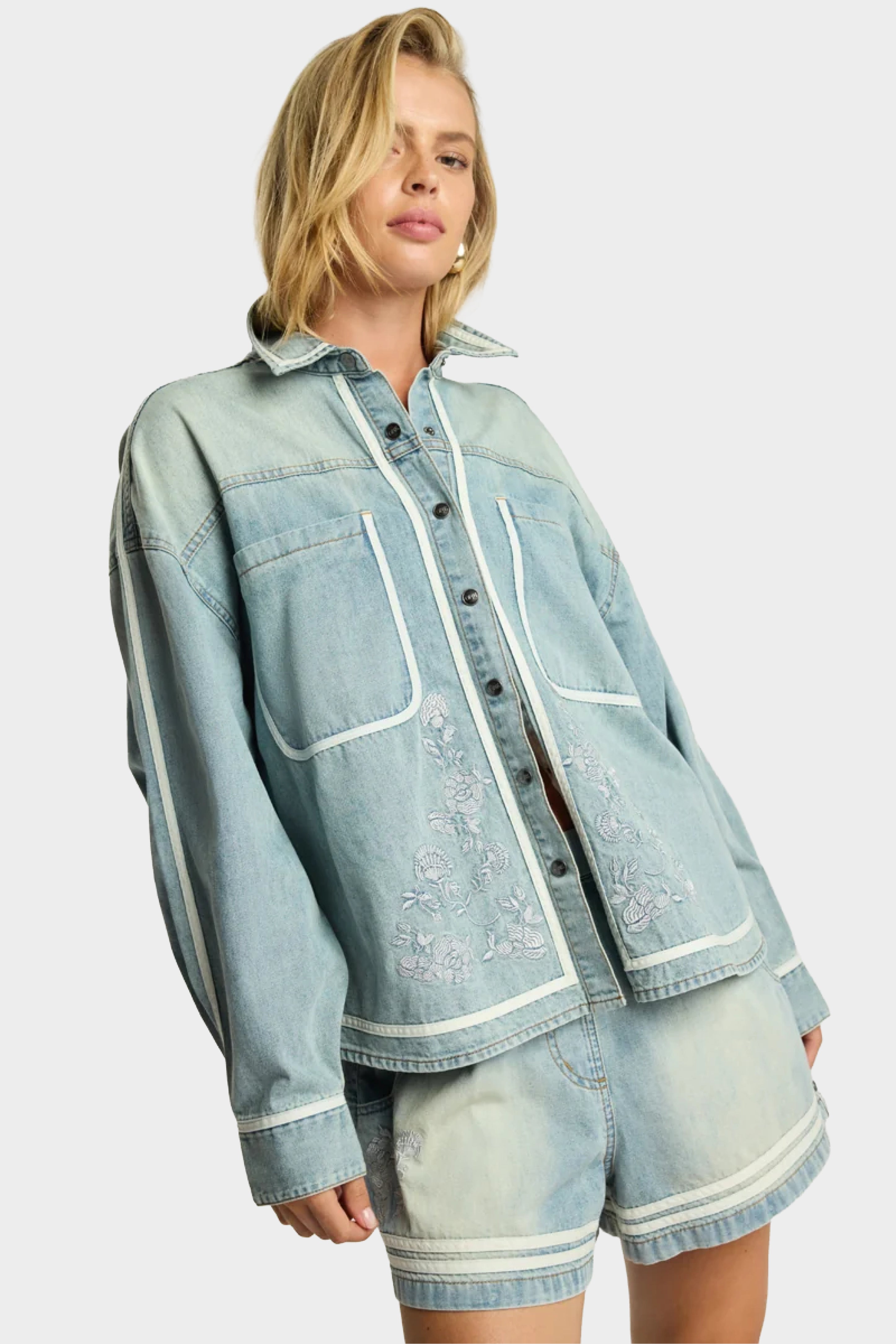 Folklore Embroidered Essential Shirt