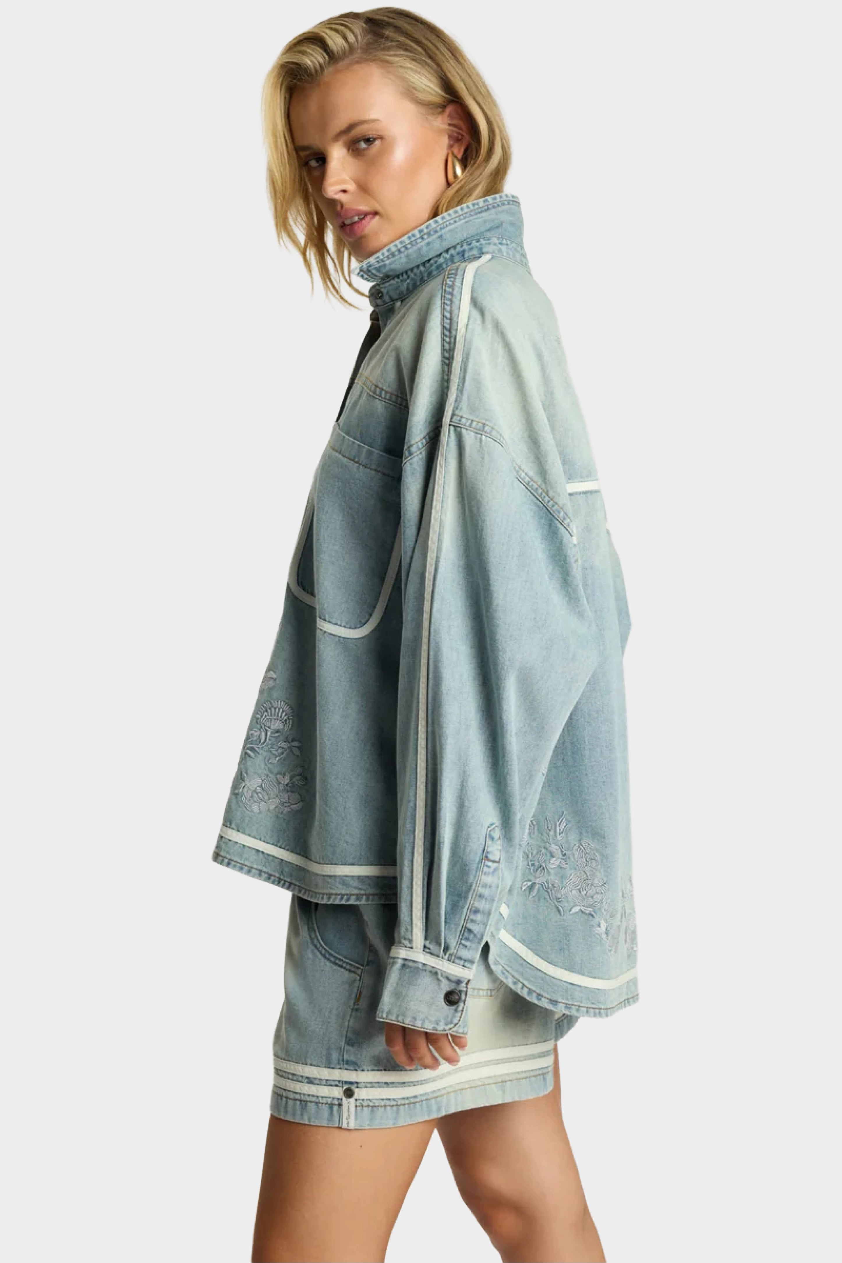 Folklore Embroidered Essential Shirt