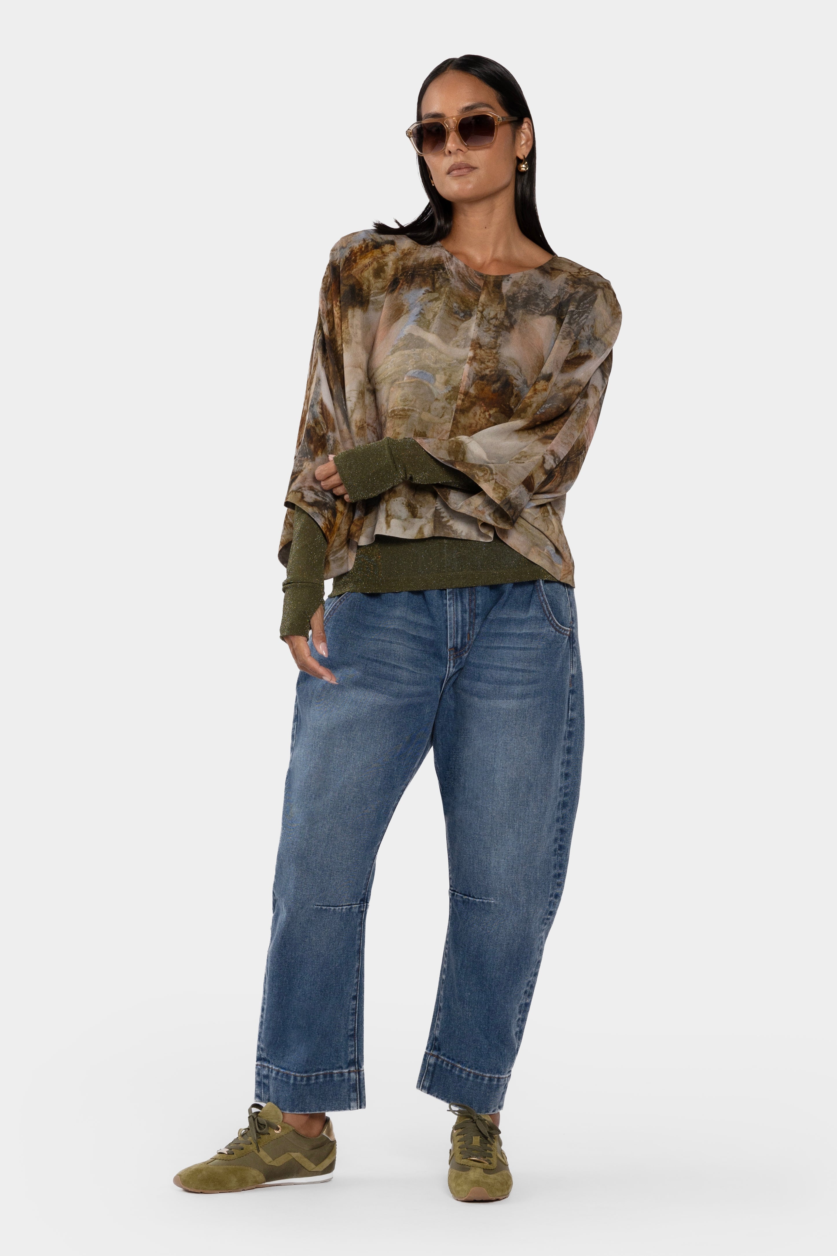 Forged Batwing Top