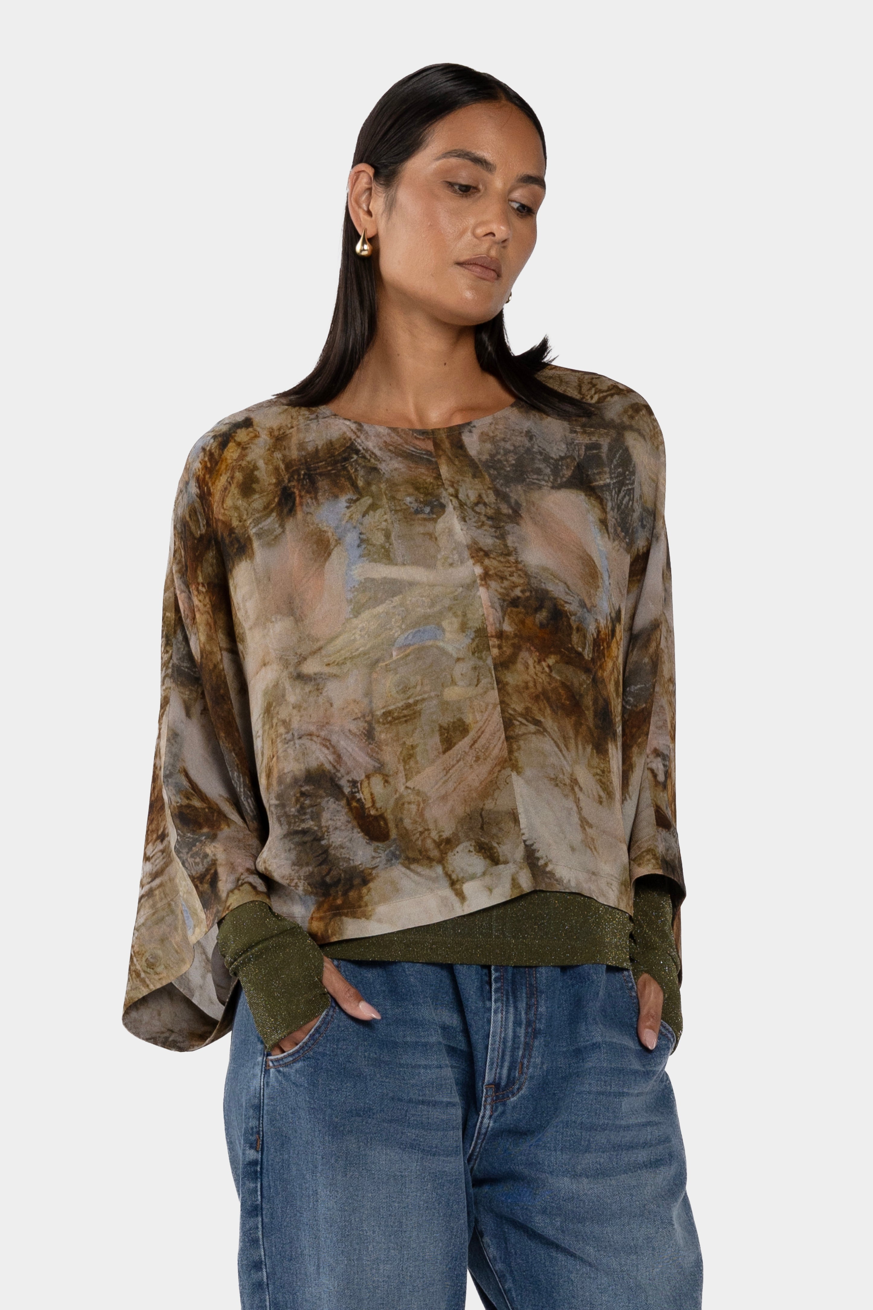 Forged Batwing Top