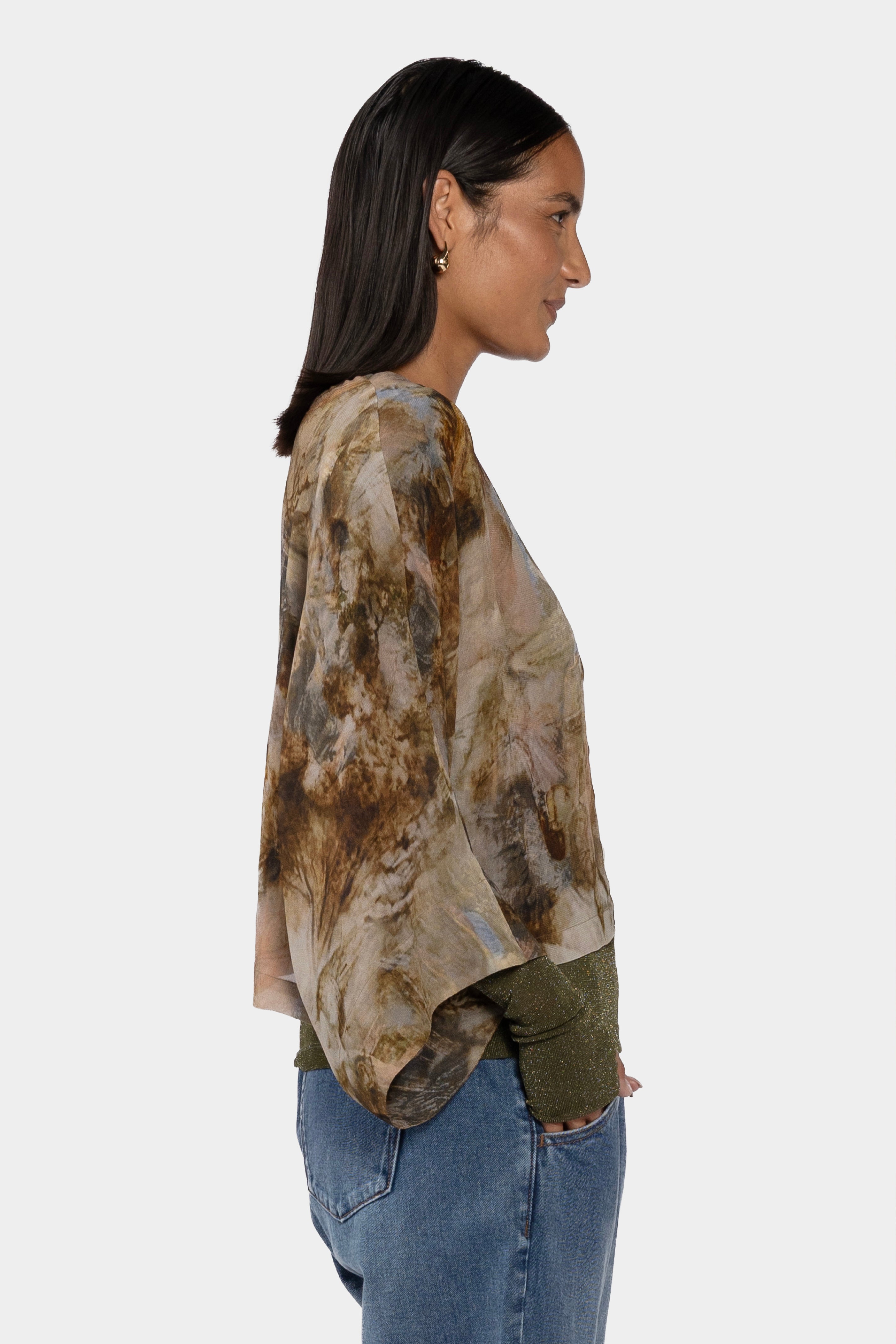 Forged Batwing Top