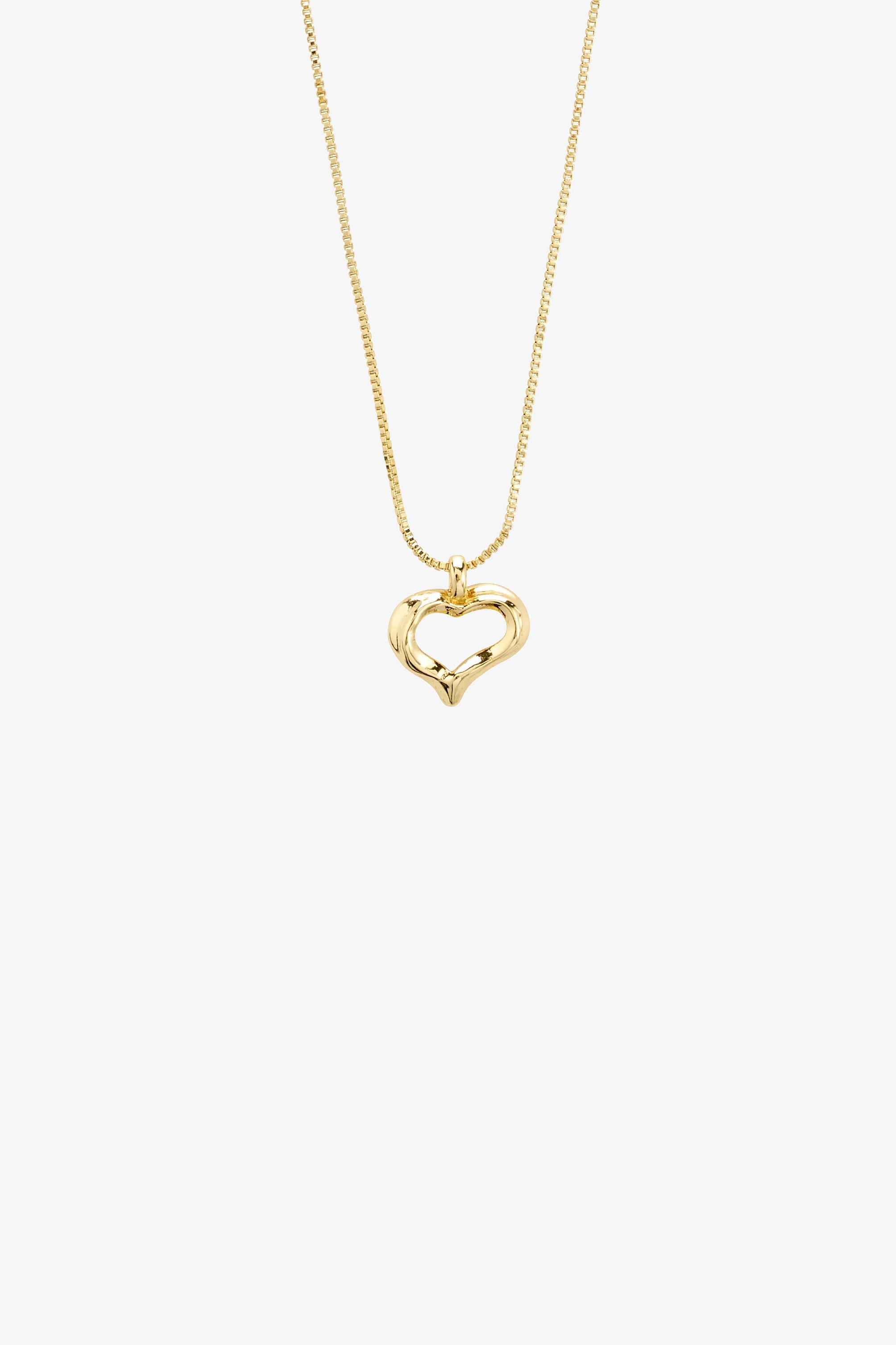 Iris Heart Necklace