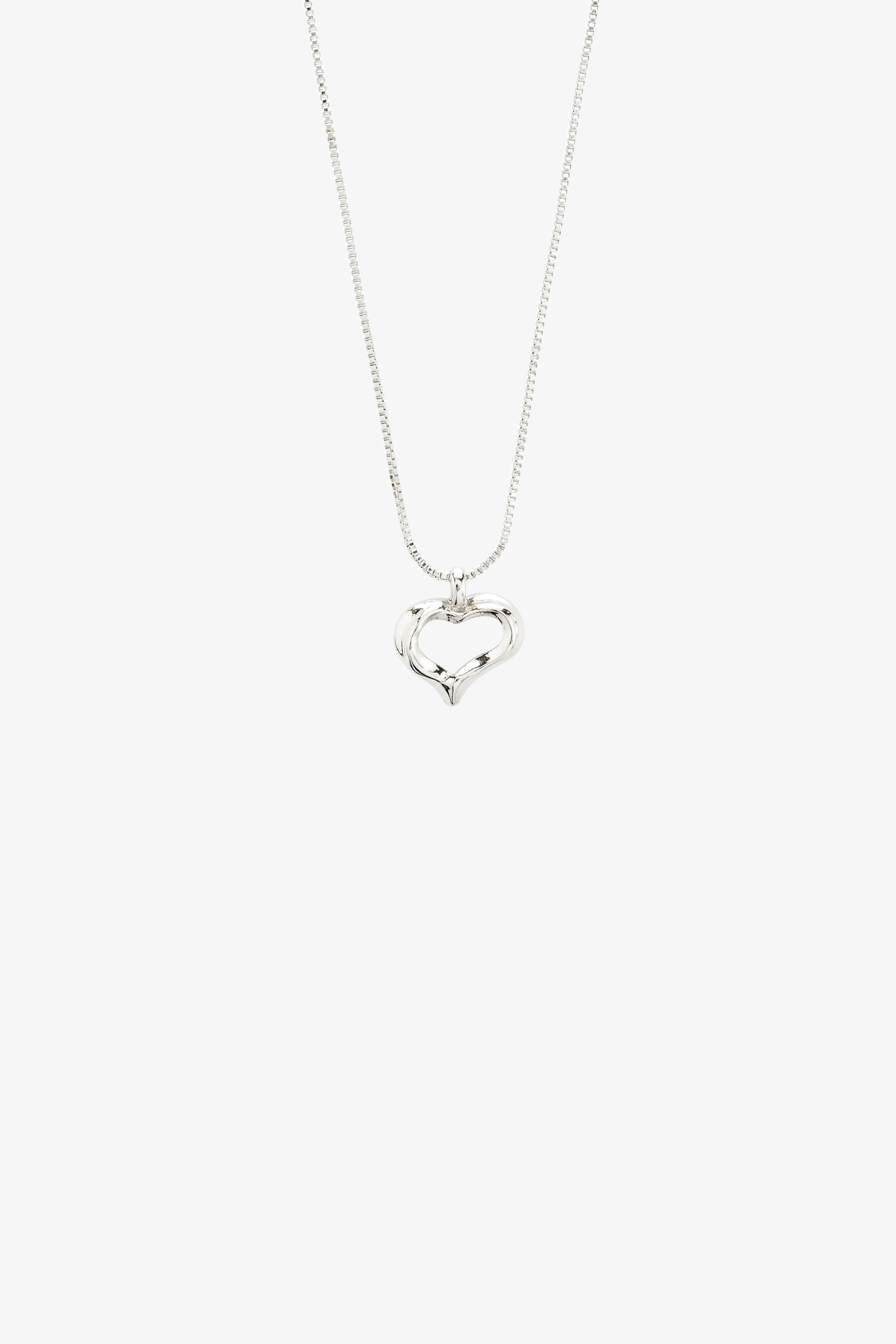 Iris Heart Necklace