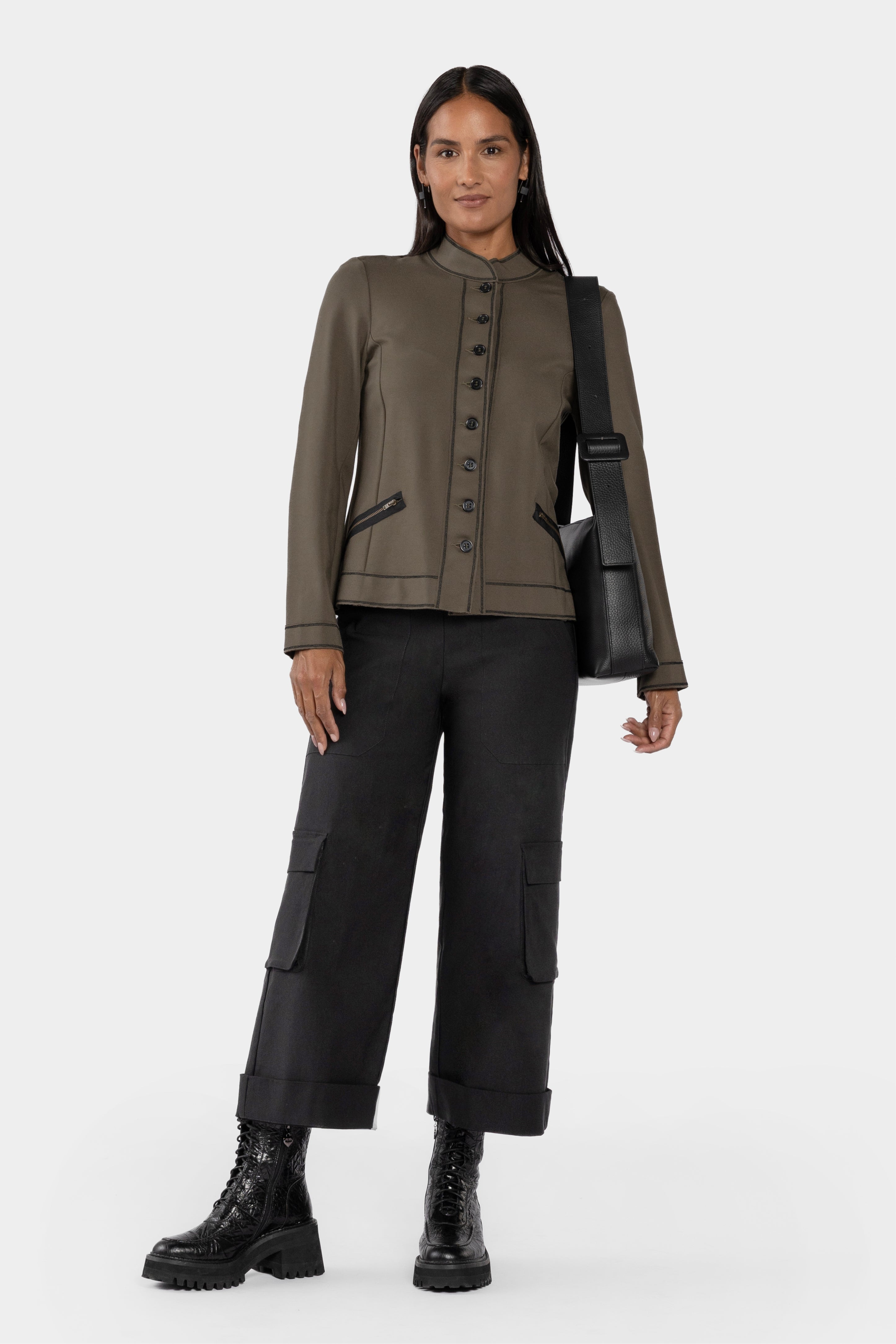 Angelo Contrast Stitch Jacket
