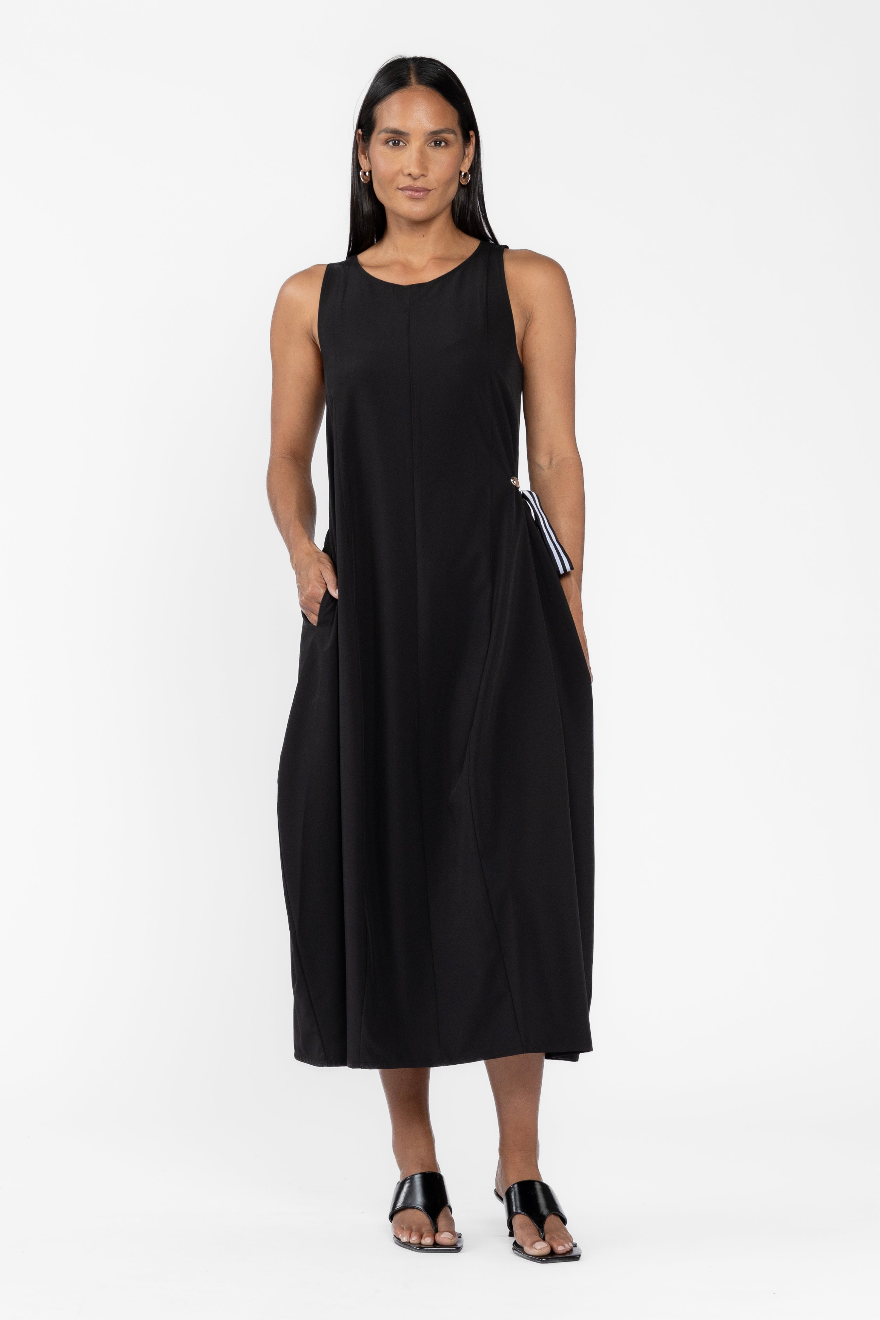 Juliana Bubble Hem Sleeveless Dress