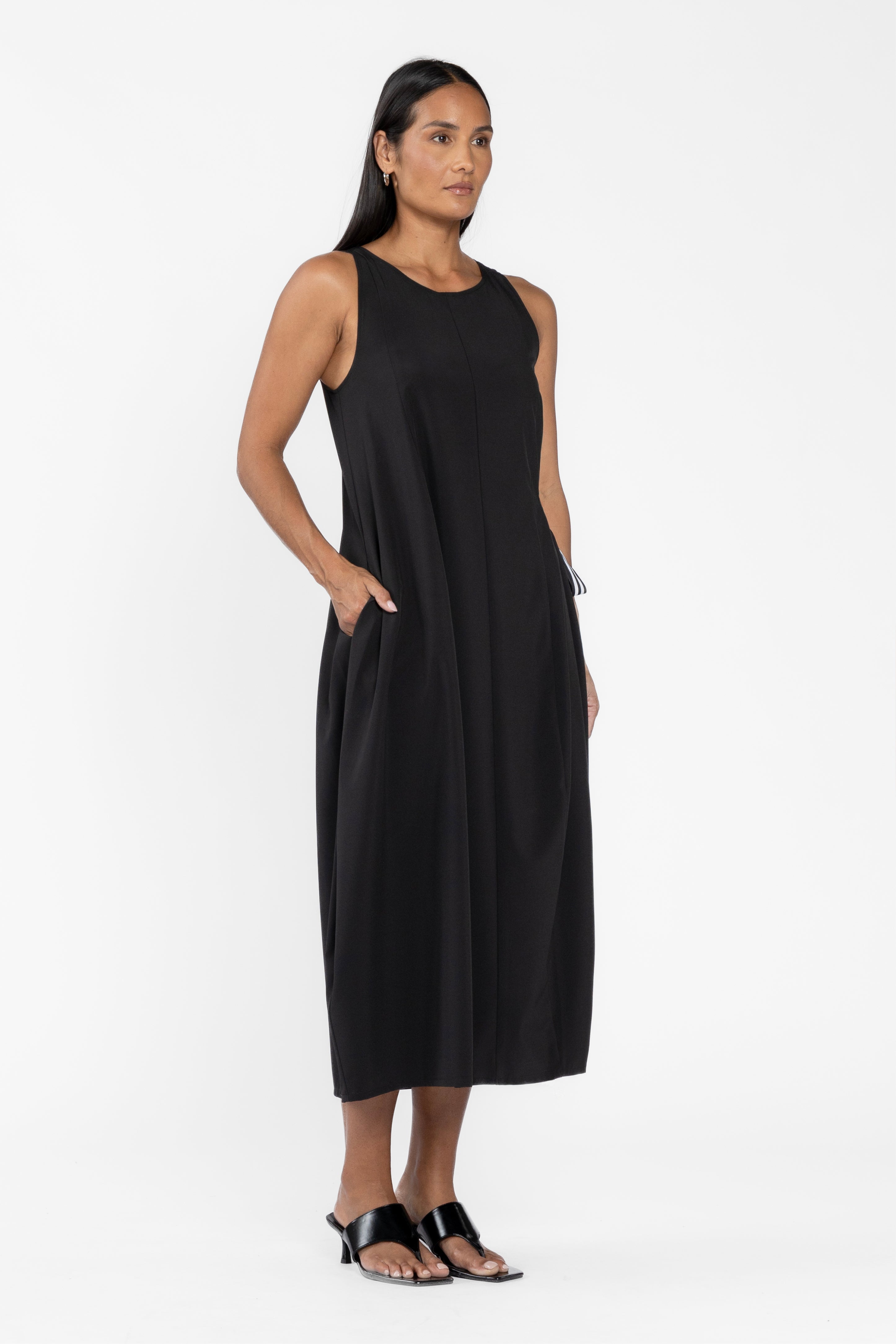 Juliana Bubble Hem Sleeveless Dress