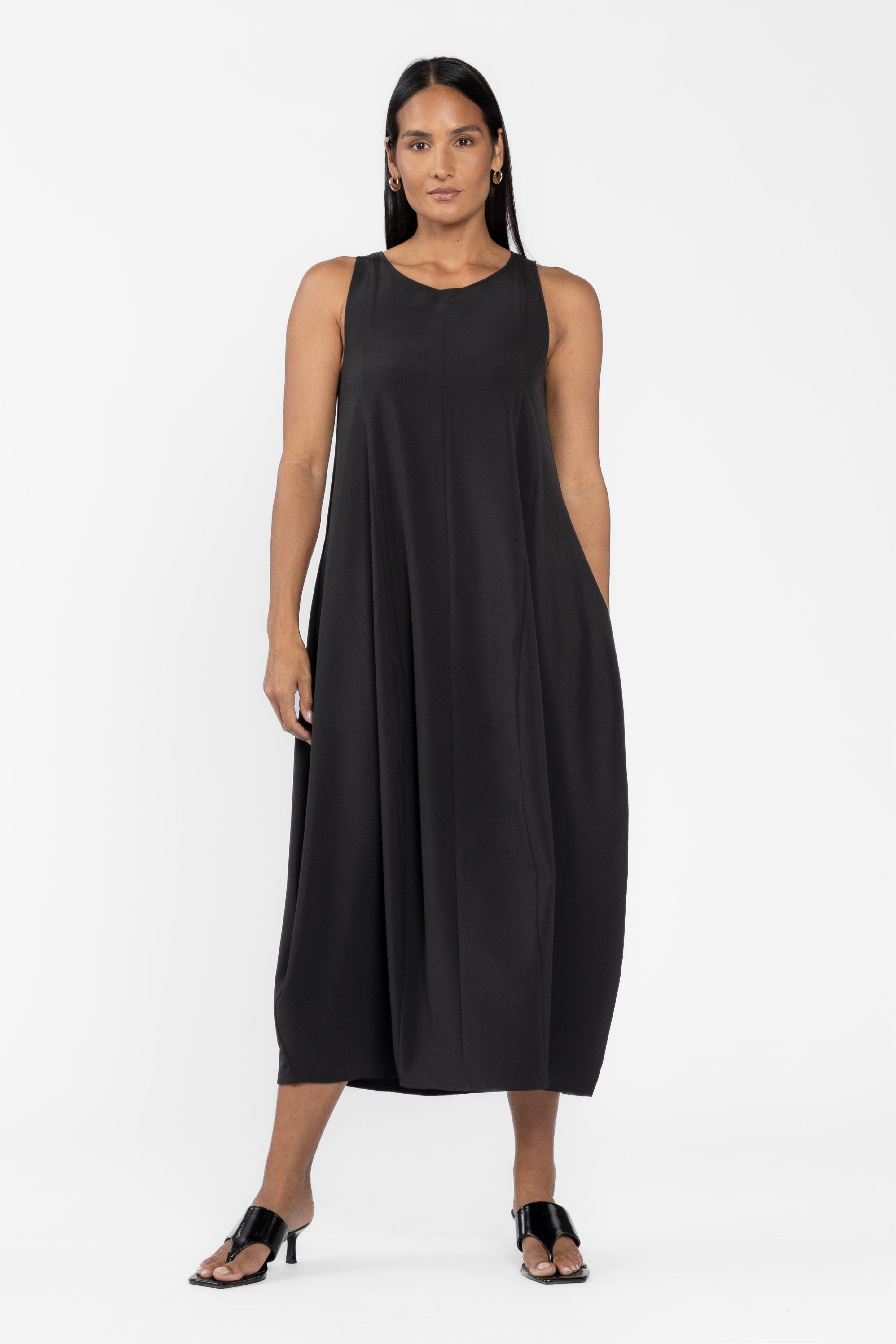 Juliana Bubble Hem Sleeveless Dress