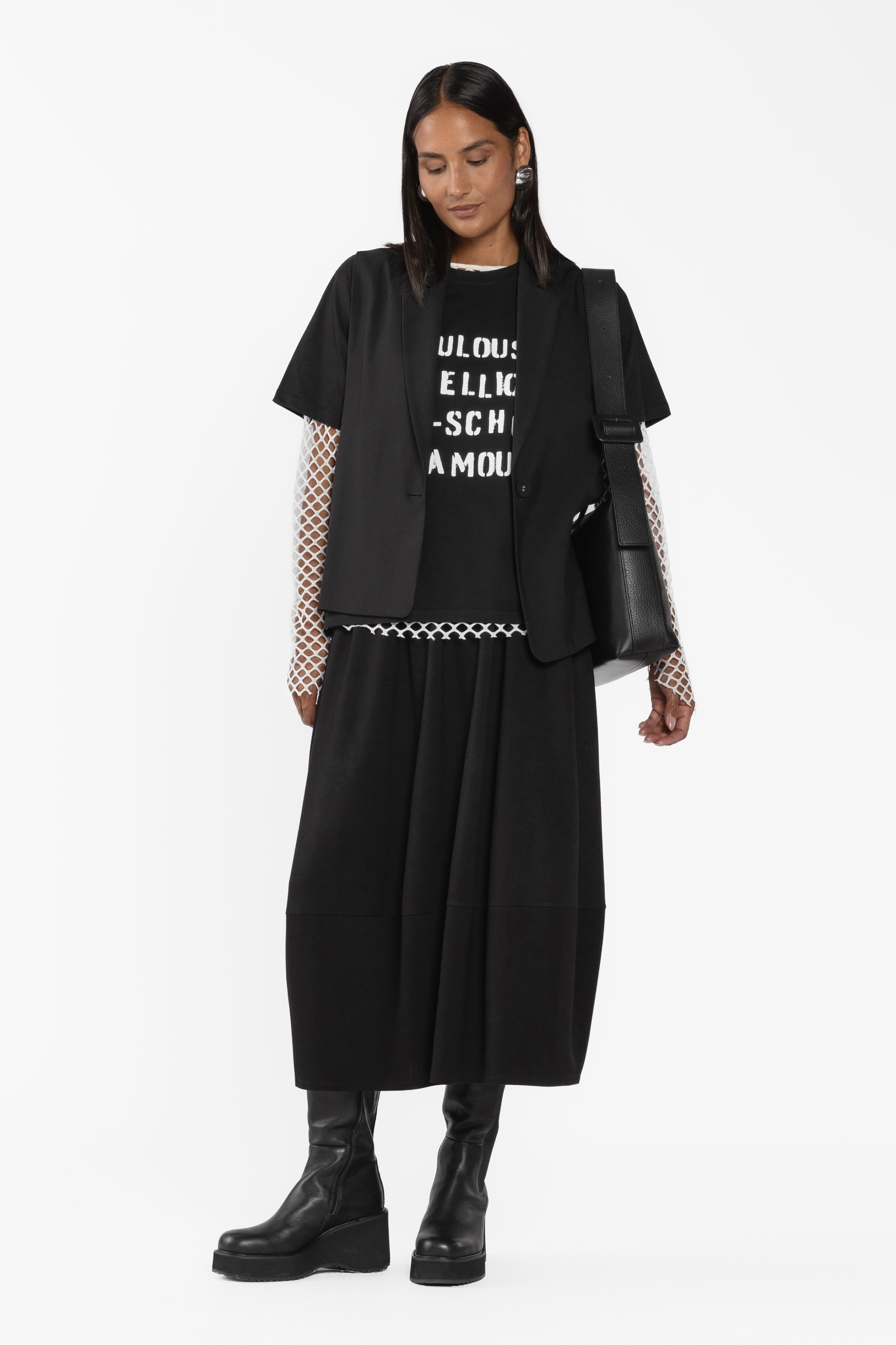Kay Bubble Hem Skirt