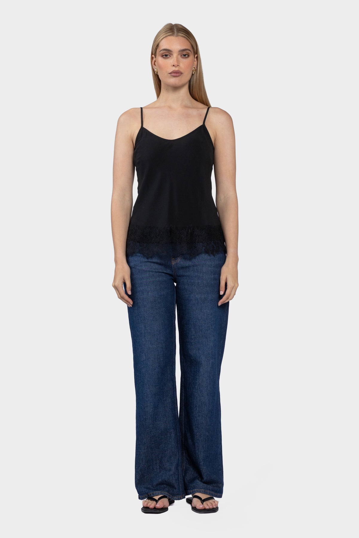 Kirsten Lace Trim Cami