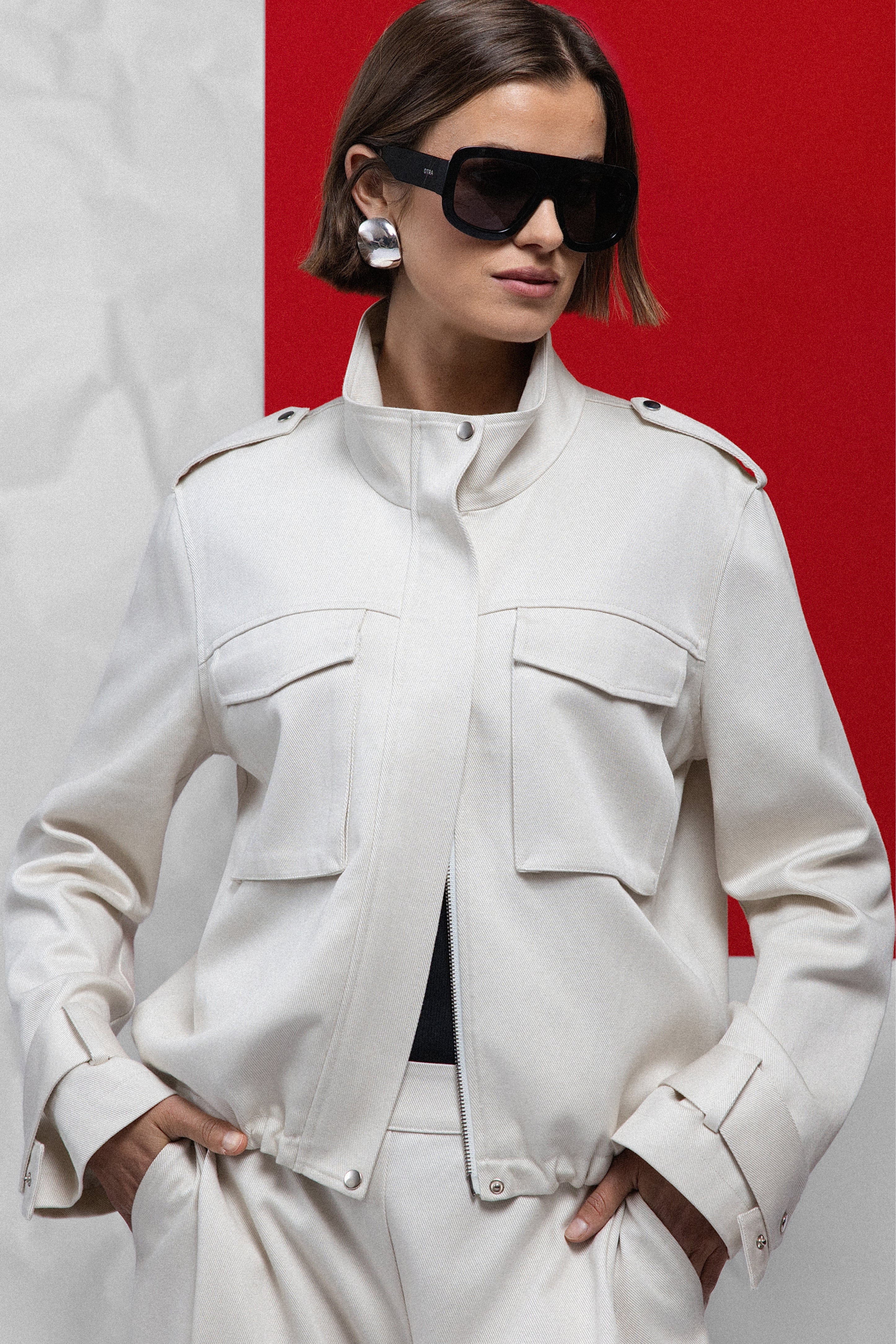 Marleigh Funnel Neck Jacket