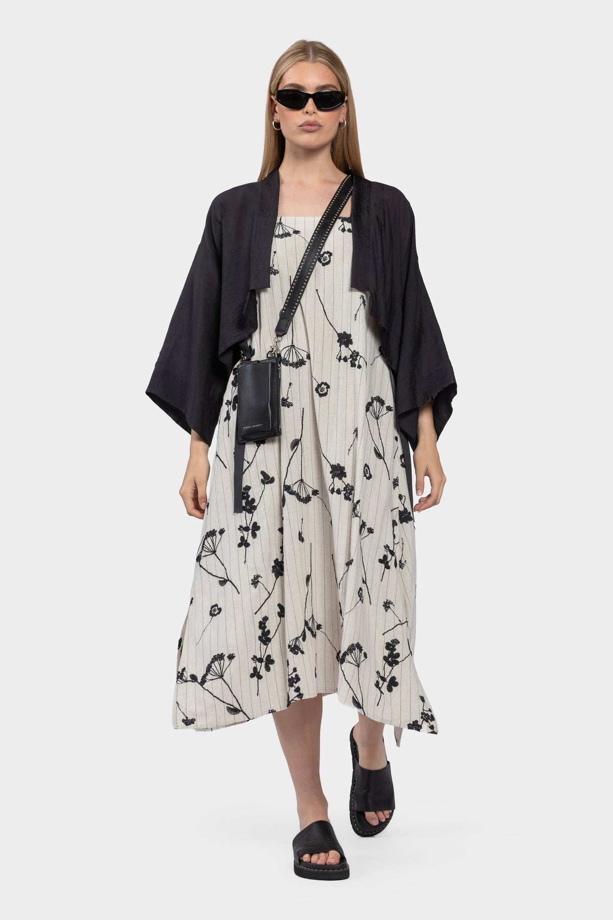 Soul Light Weight Kimono - Black