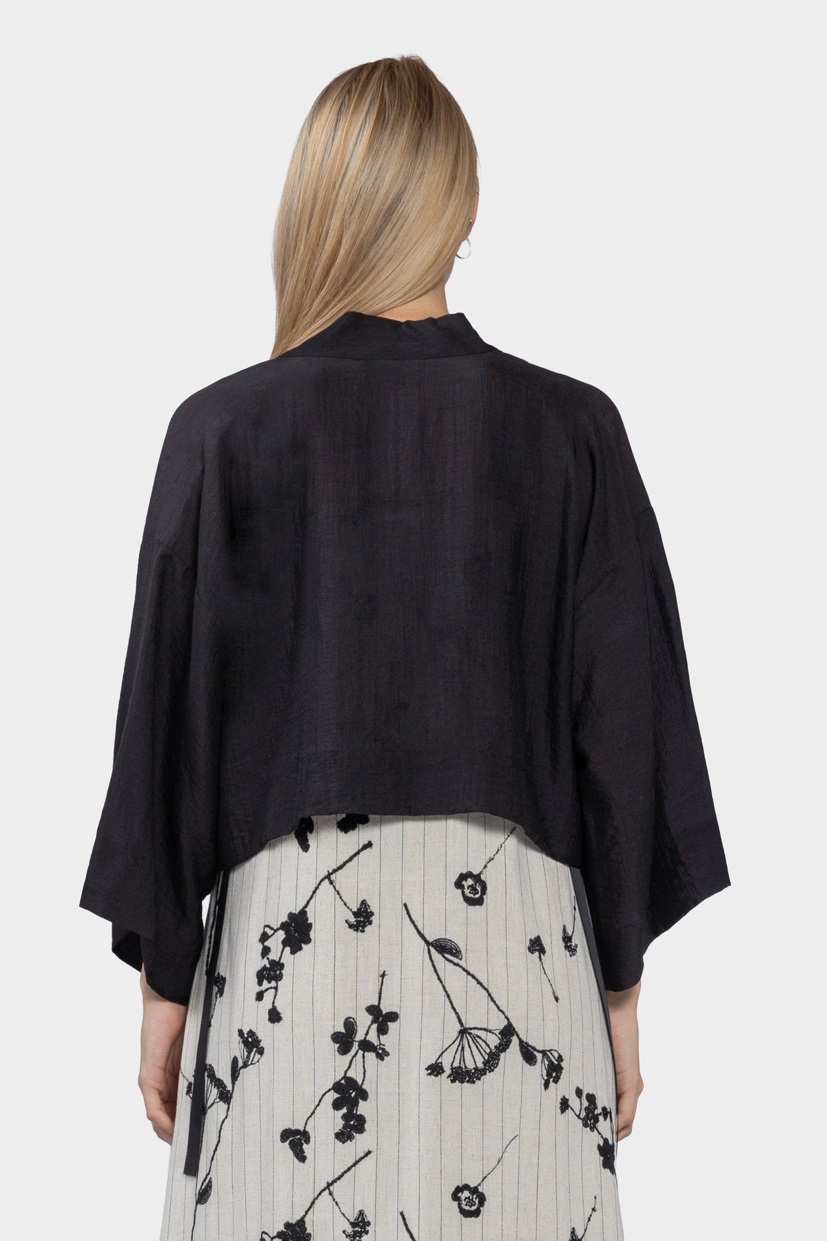 Soul Light Weight Kimono - Black