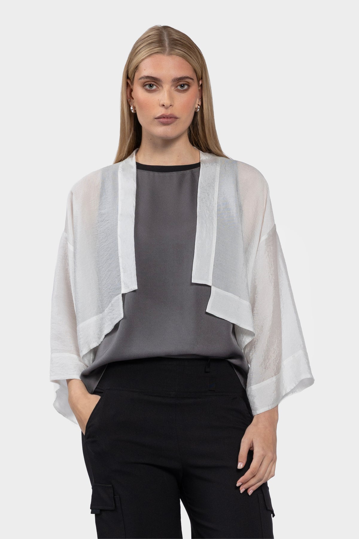 Soul Light Weight Kimono - White