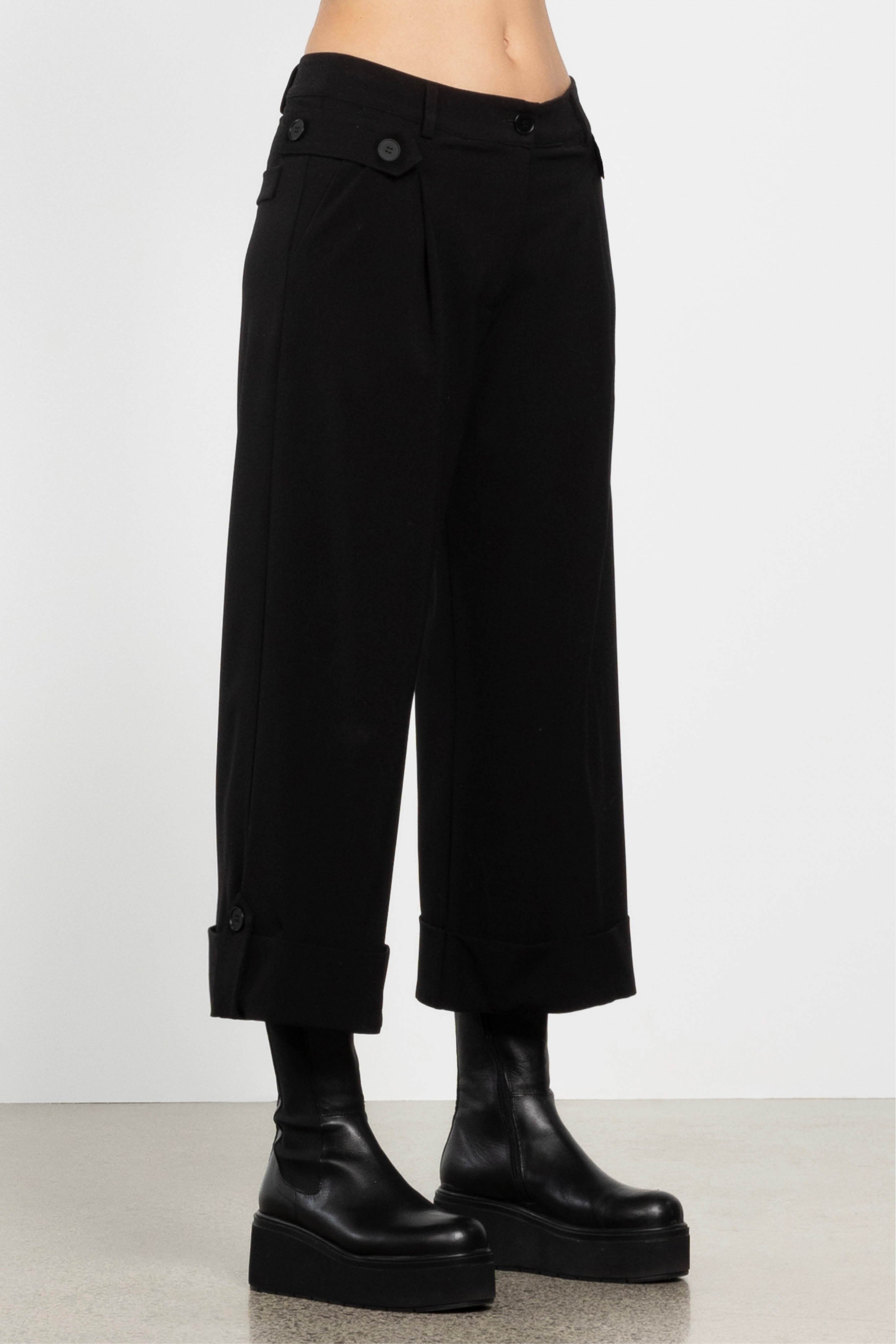 Alanzo Wide Leg Cropped Pant