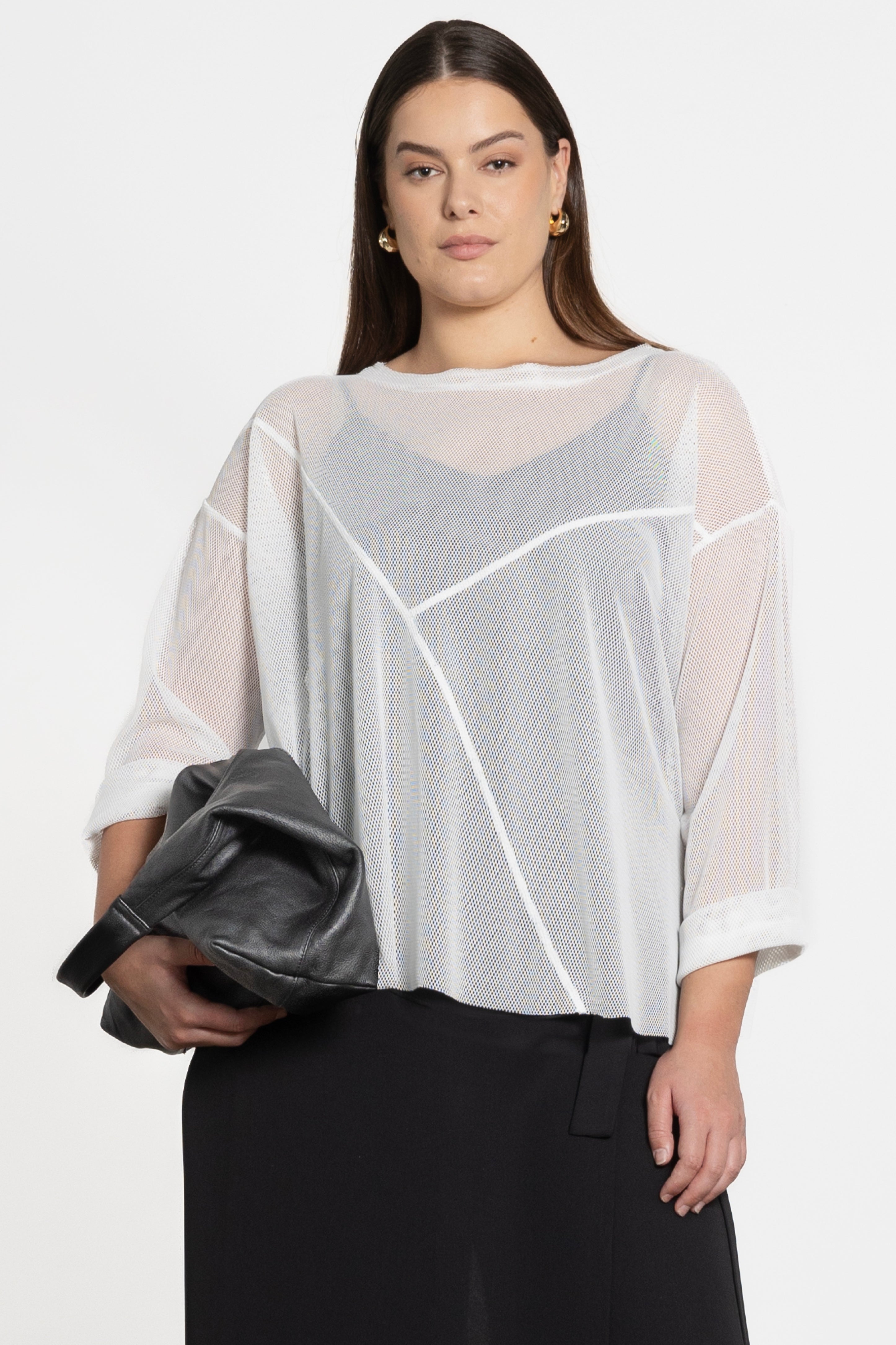 Bianca Long Sleeve Mesh Top