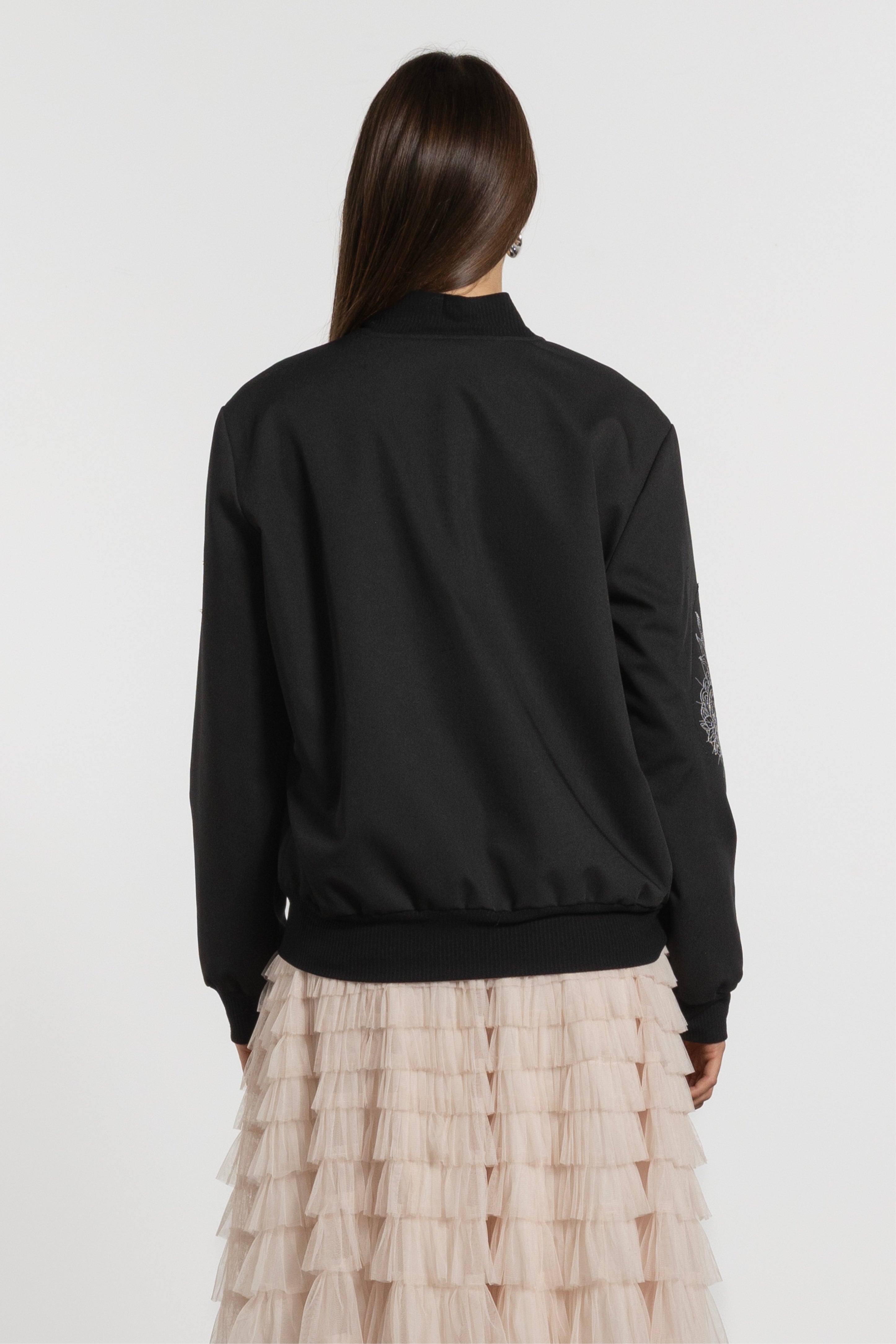 Bodhi Embroidery Sleeve Bomber