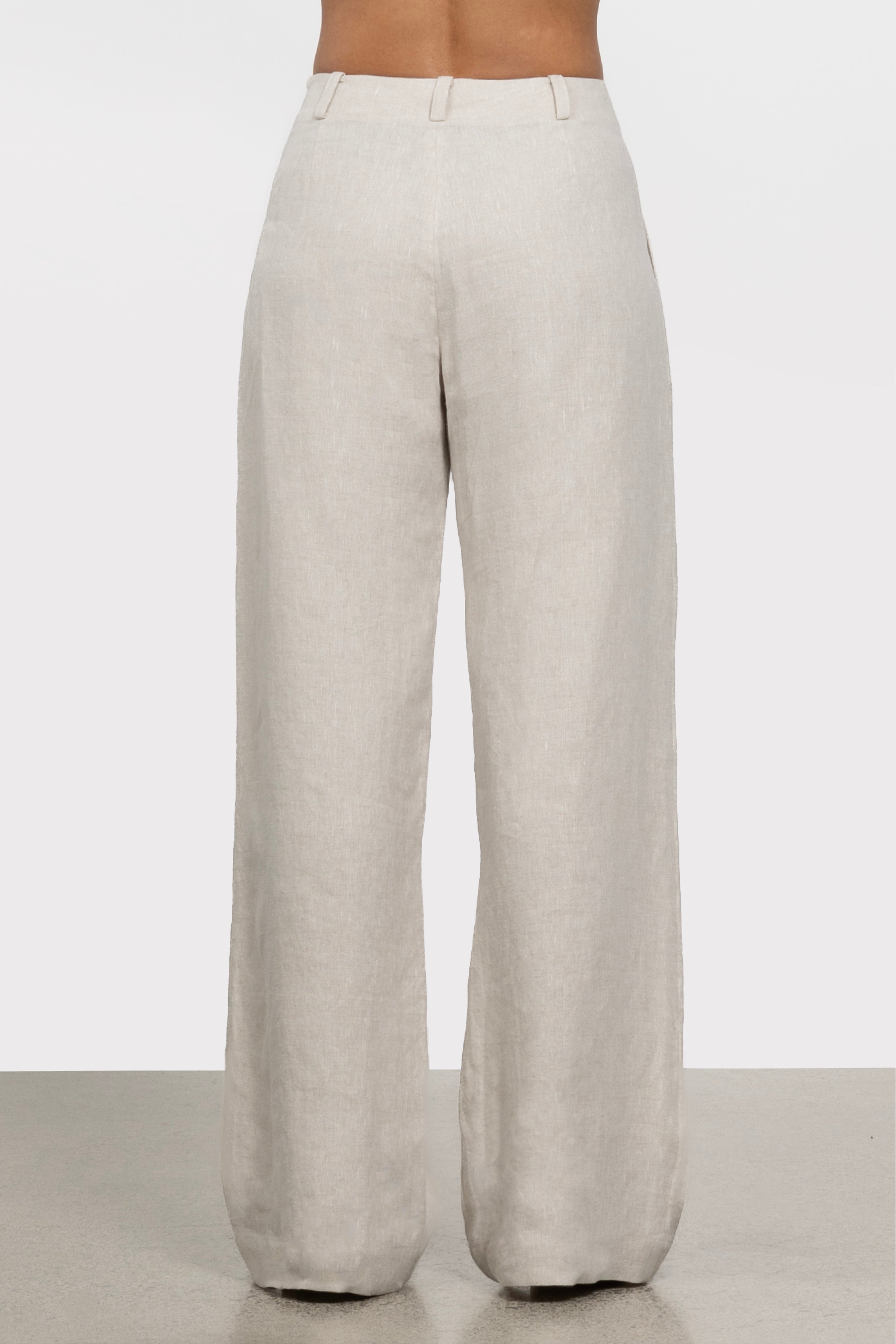 Bonnie Wide Leg Linen Pant