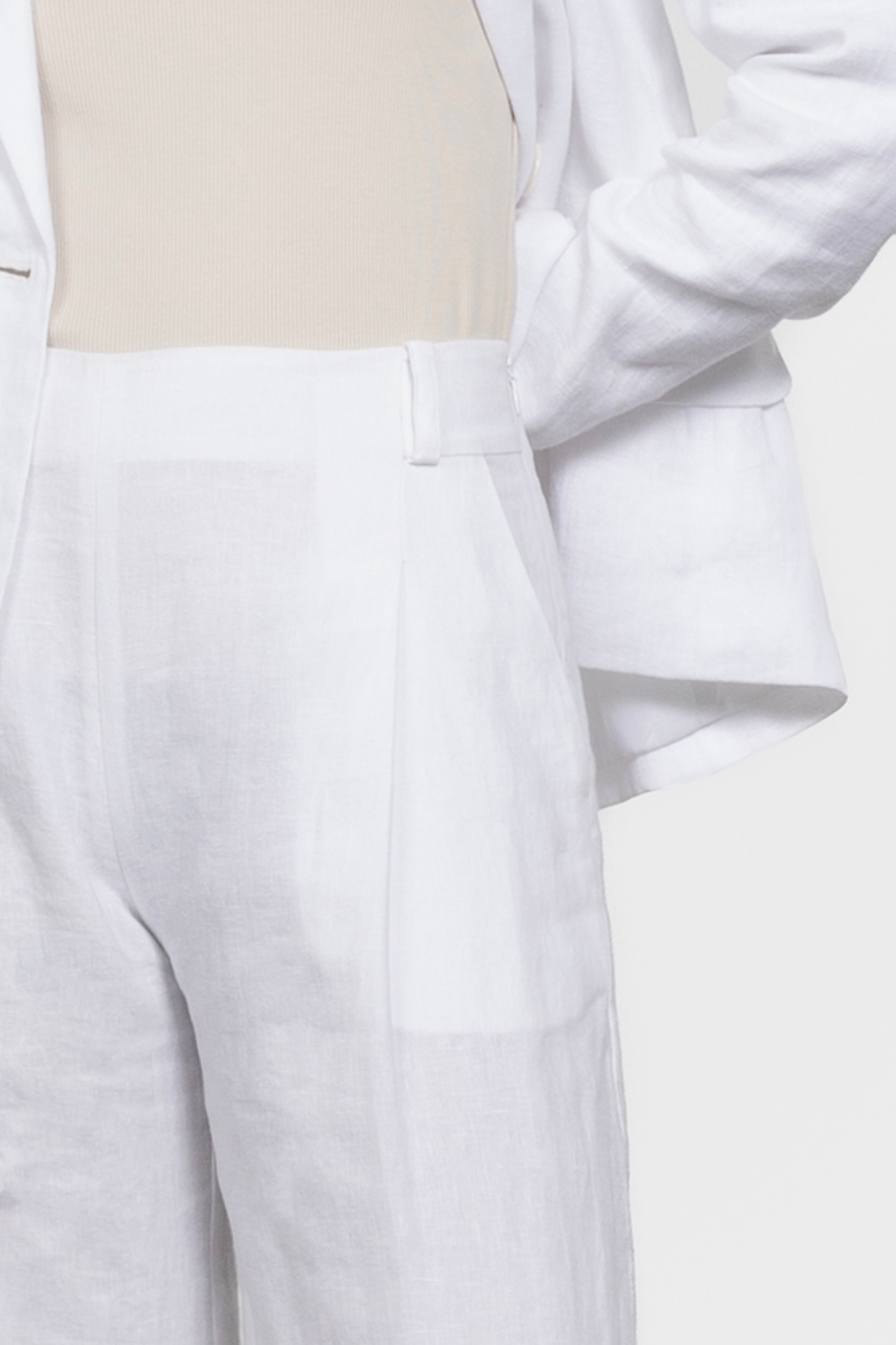 Bonnie Wide Leg Linen Pant