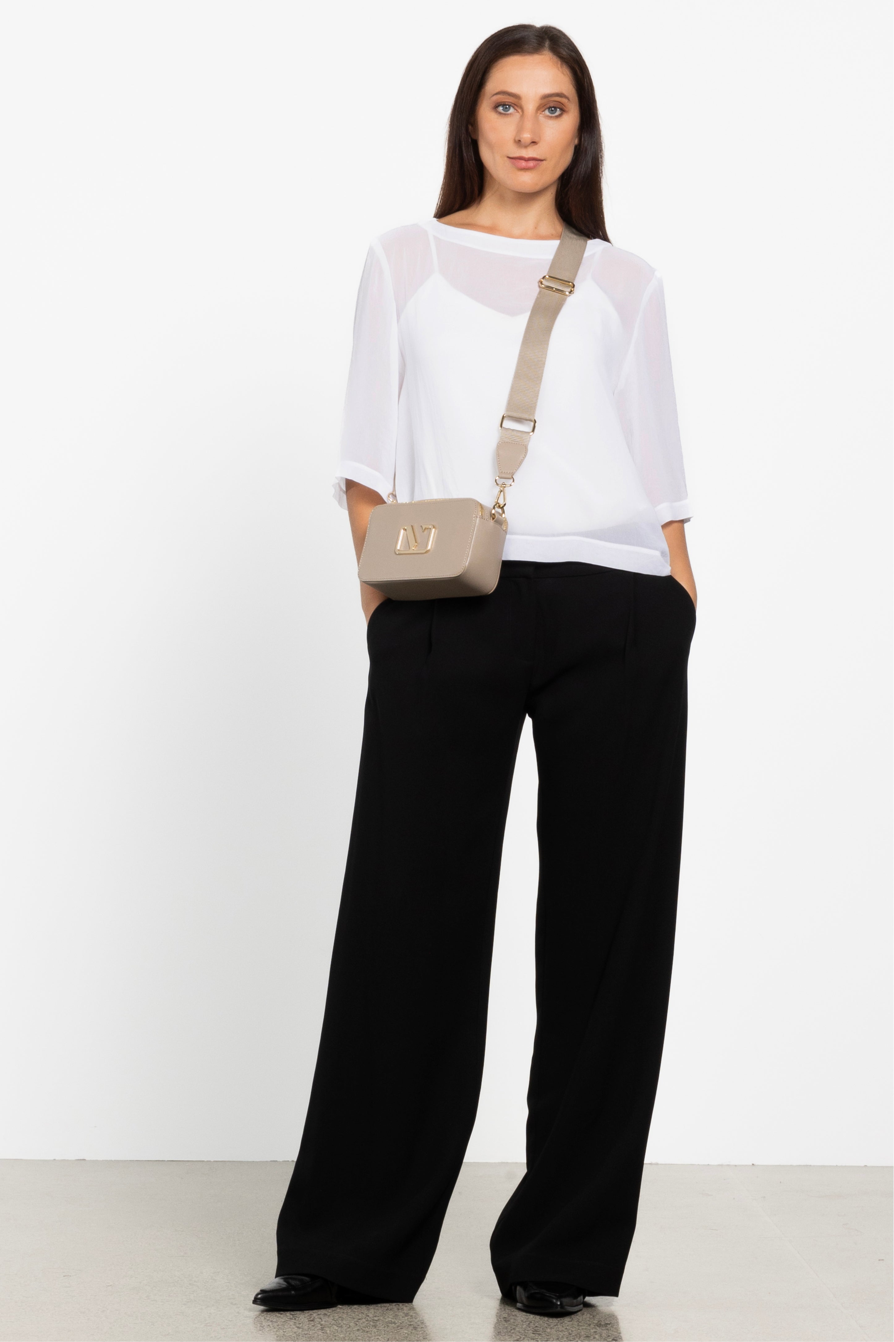 Breeze Boxy Sheer Layering Top