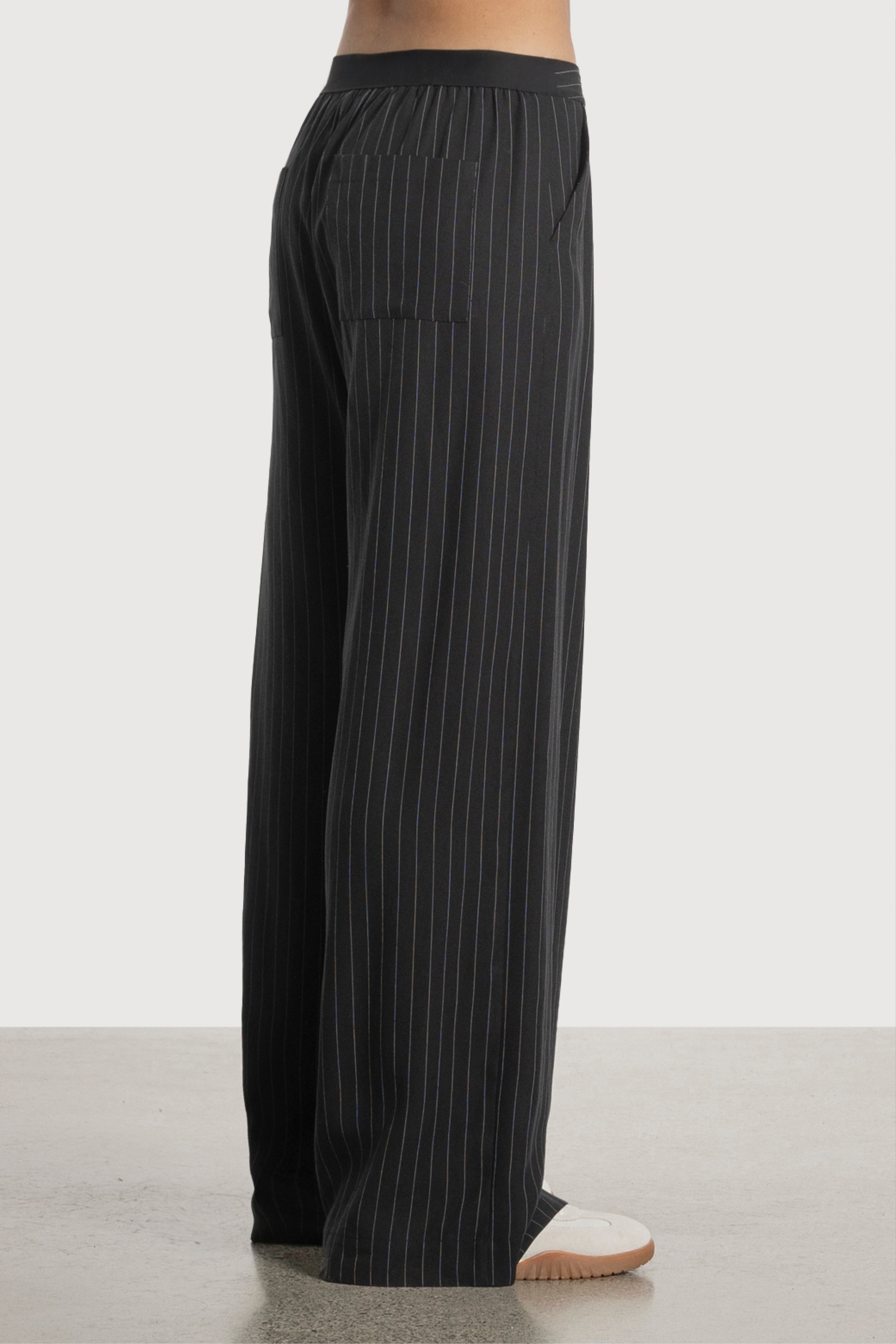 Bronson Wide Leg Pinstripe Pant